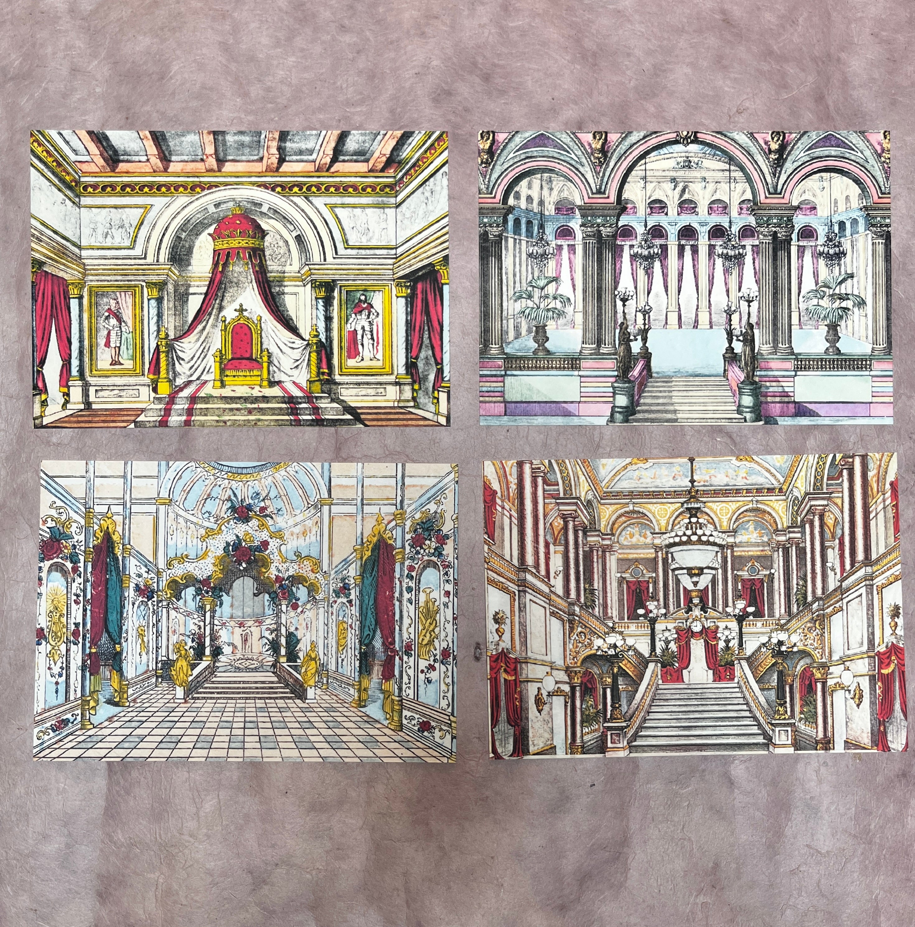 Paper Theatre Scenes Art Prints - PARCEL