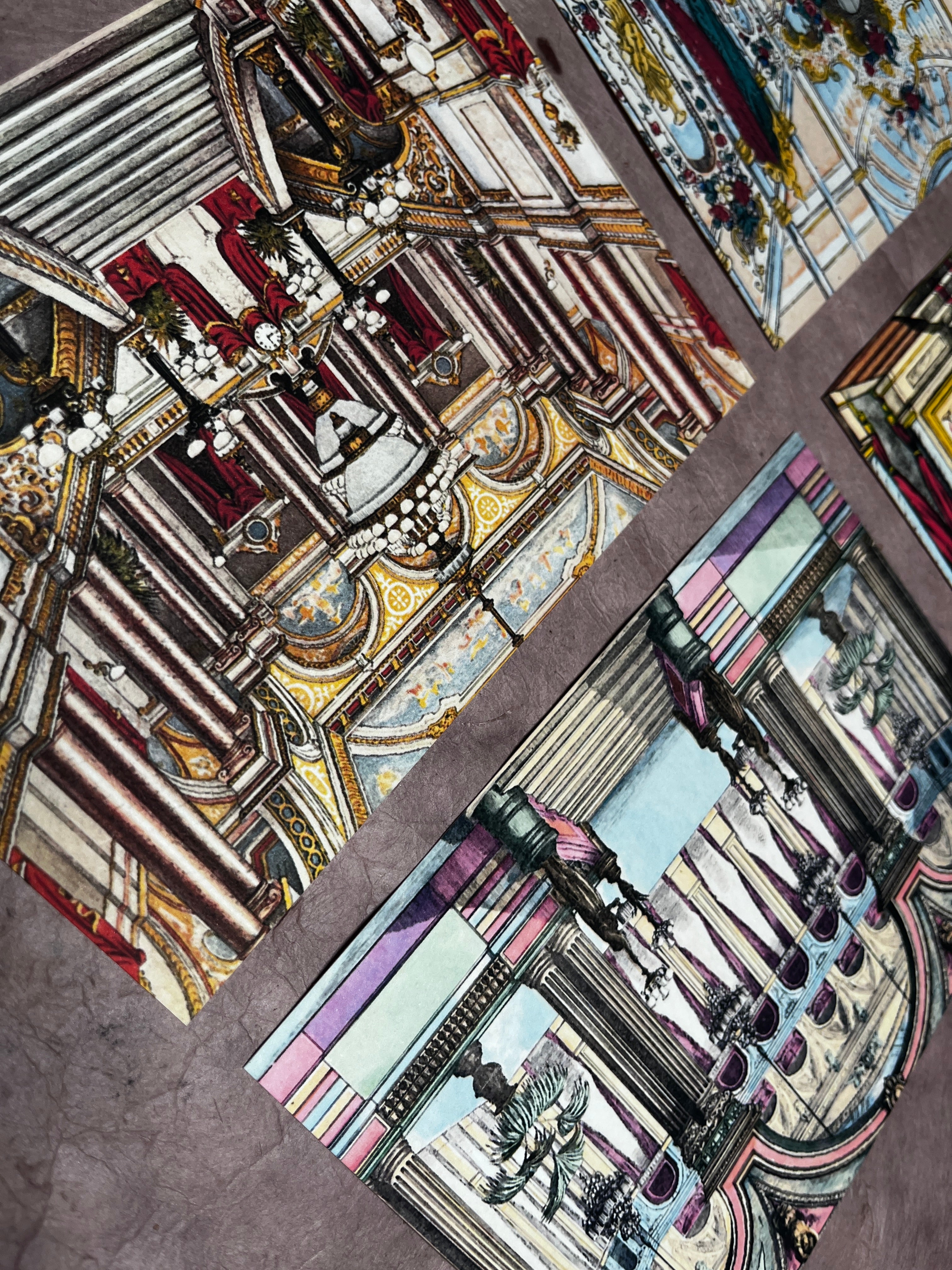 Paper Theatre Scenes Art Prints - PARCEL