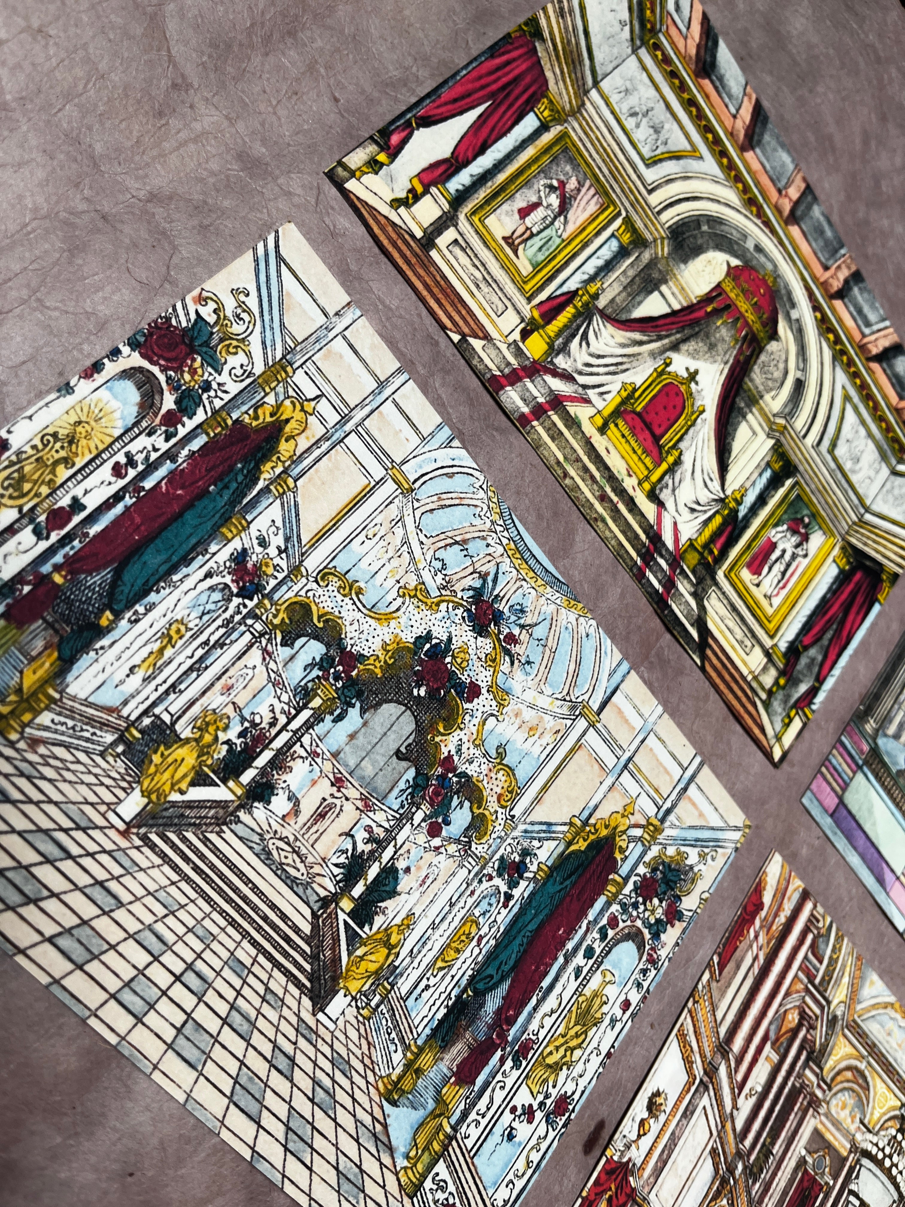 Paper Theatre Scenes Art Prints - PARCEL