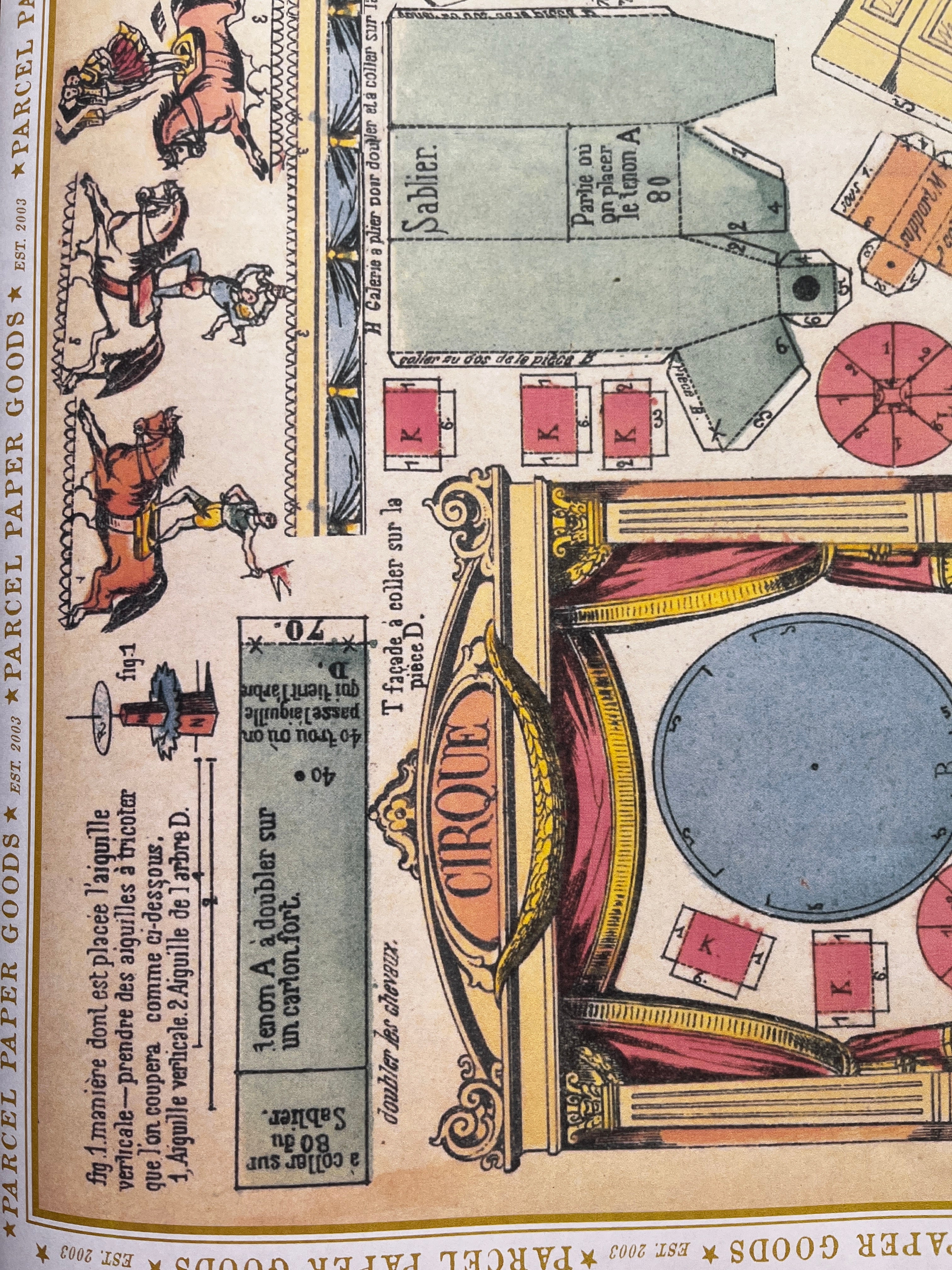 Parcel Artisan Wrapping Paper, Paper Theatre Plans - PARCEL