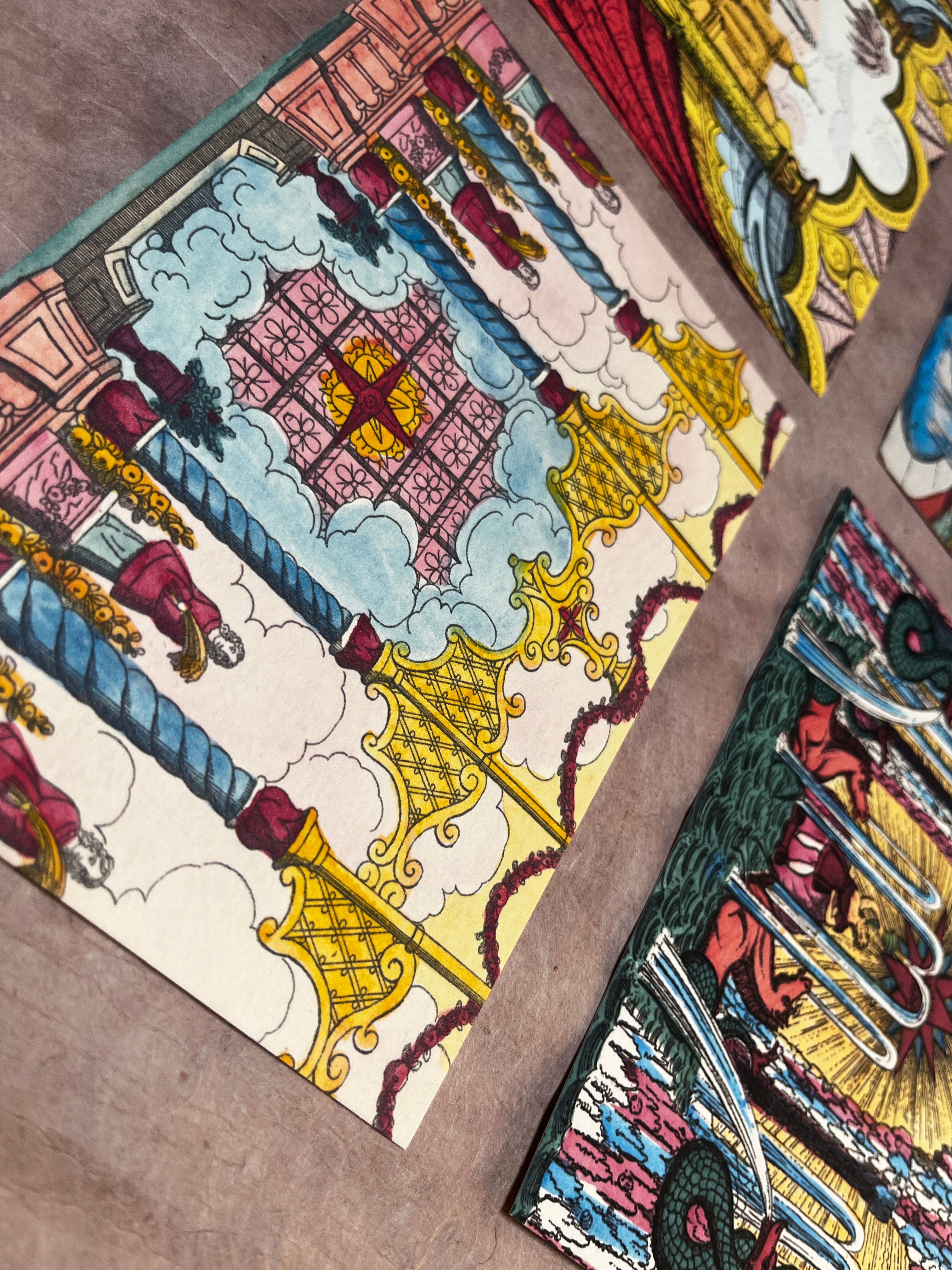 Paper Theatre Scenes Art Prints - PARCEL
