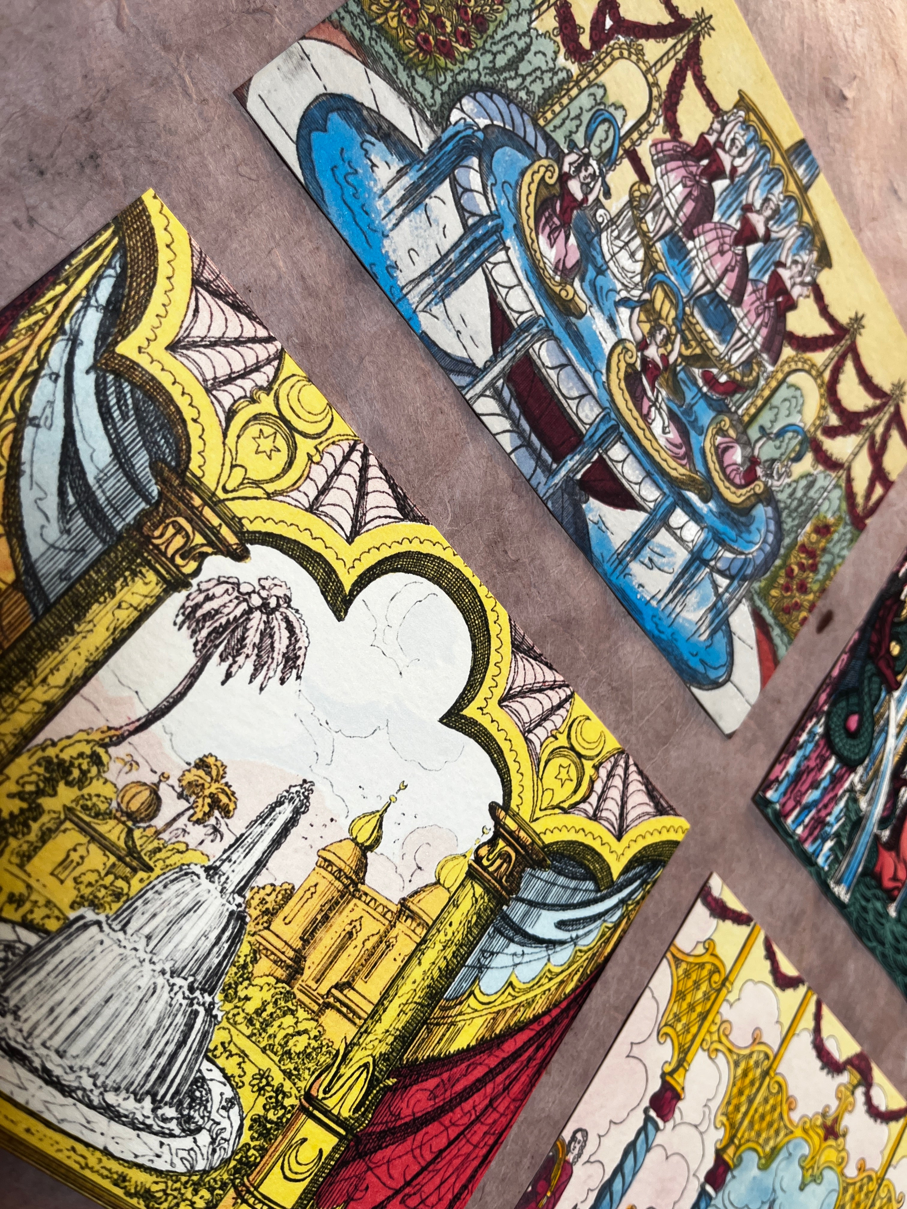 Paper Theatre Scenes Art Prints - PARCEL