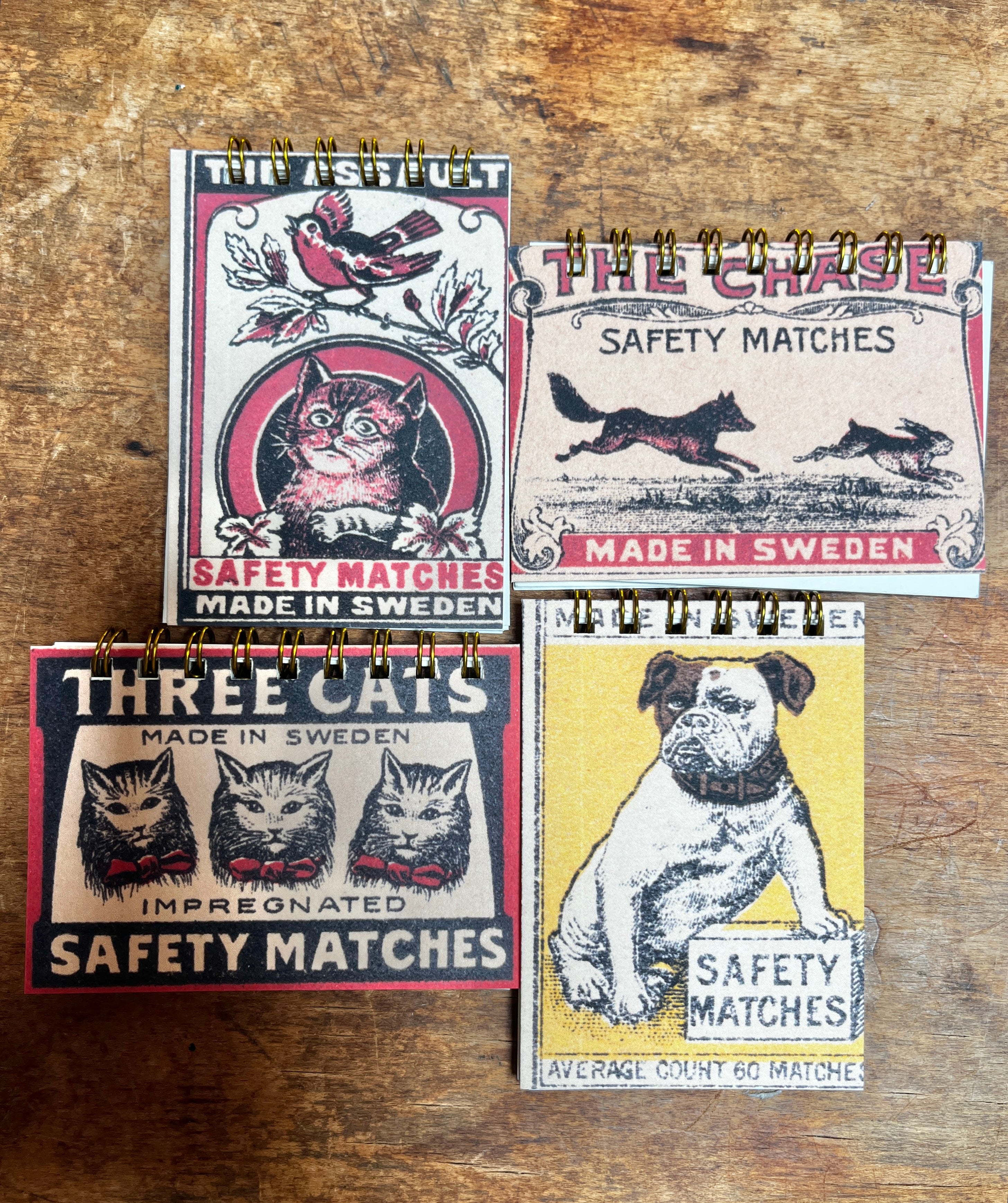 Teeny Tiny Pocket Matchbook Notebooks