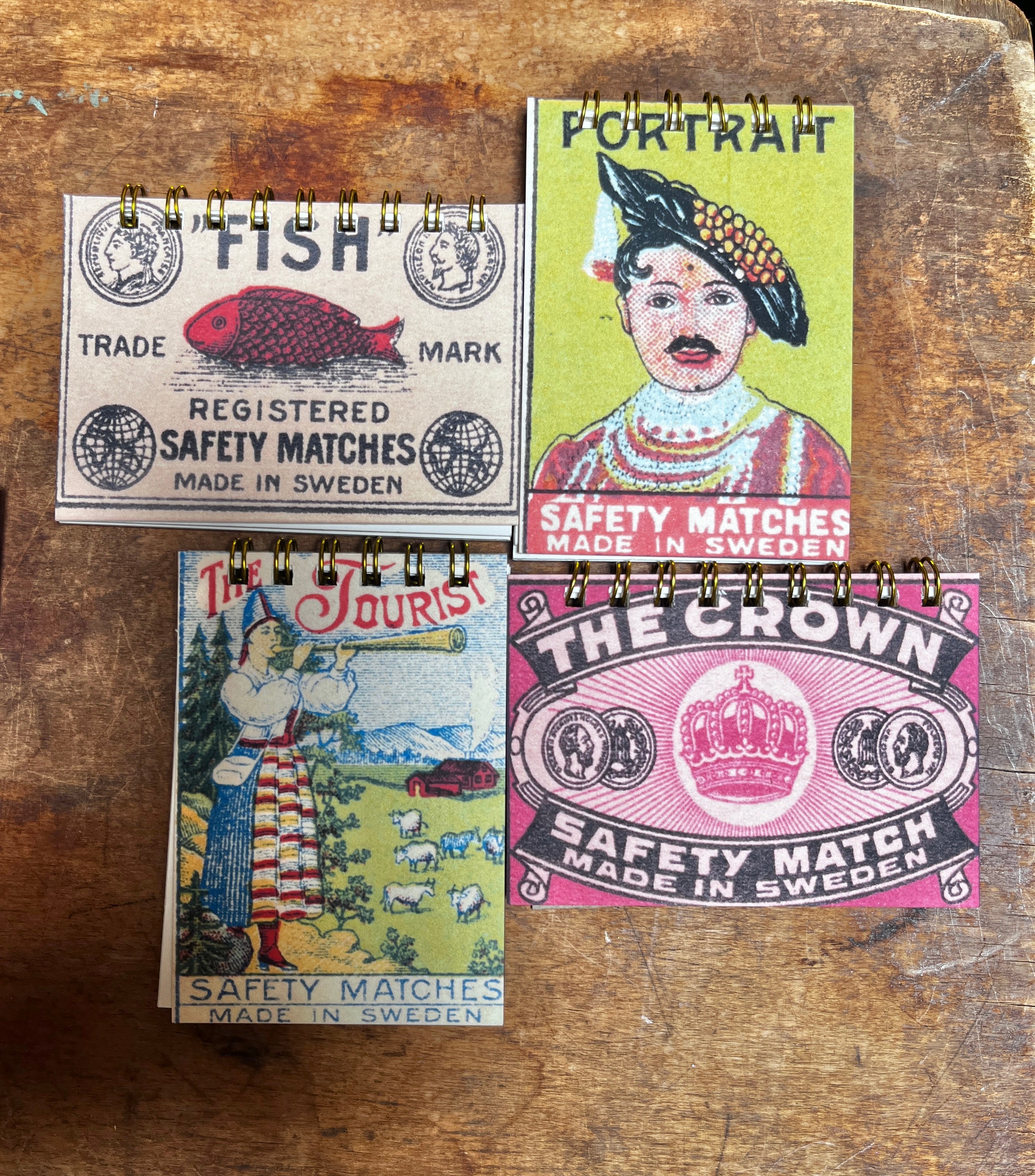 Teeny Tiny Pocket Matchbook Notebooks