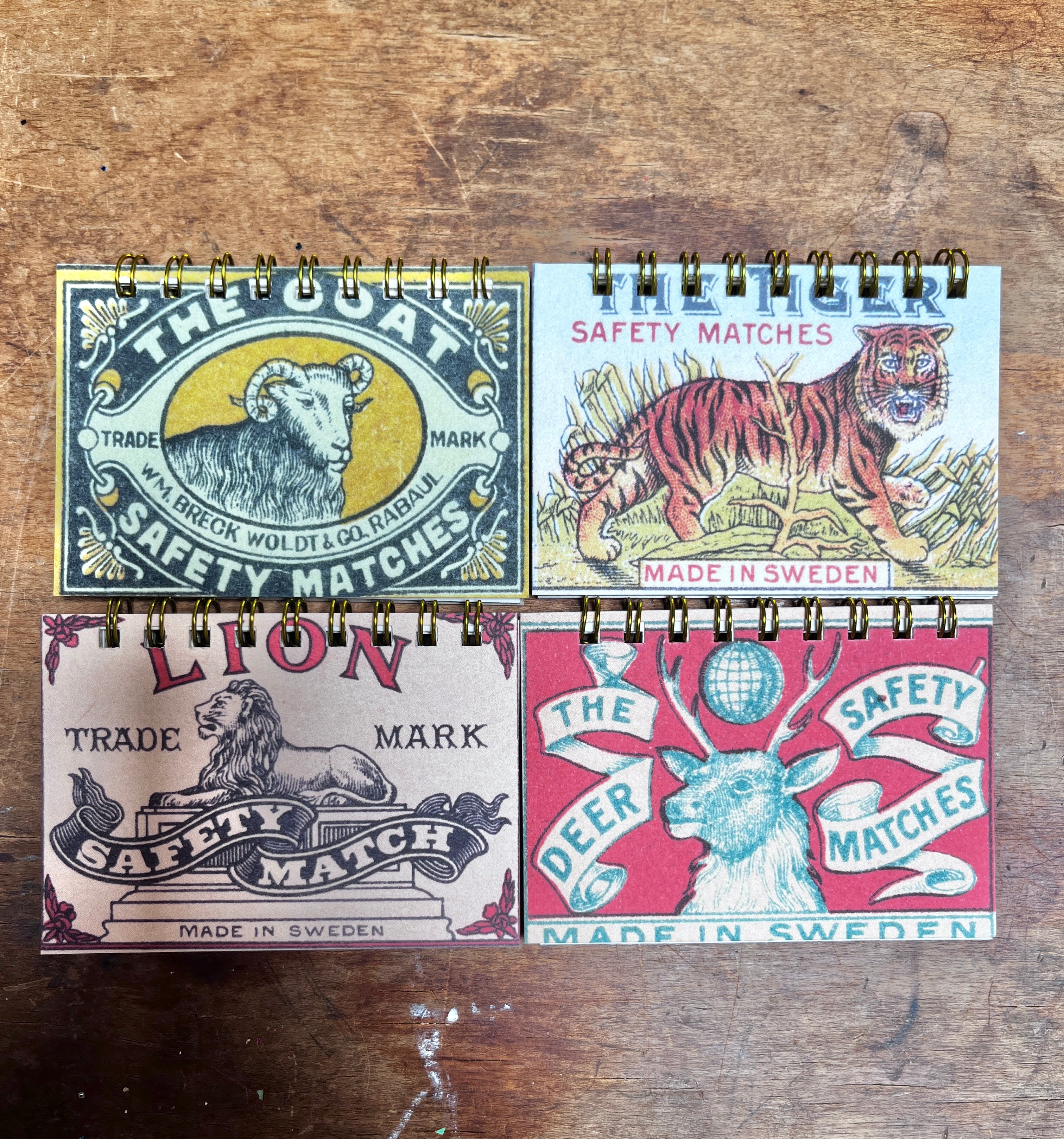 Teeny Tiny Pocket Matchbook Notebooks