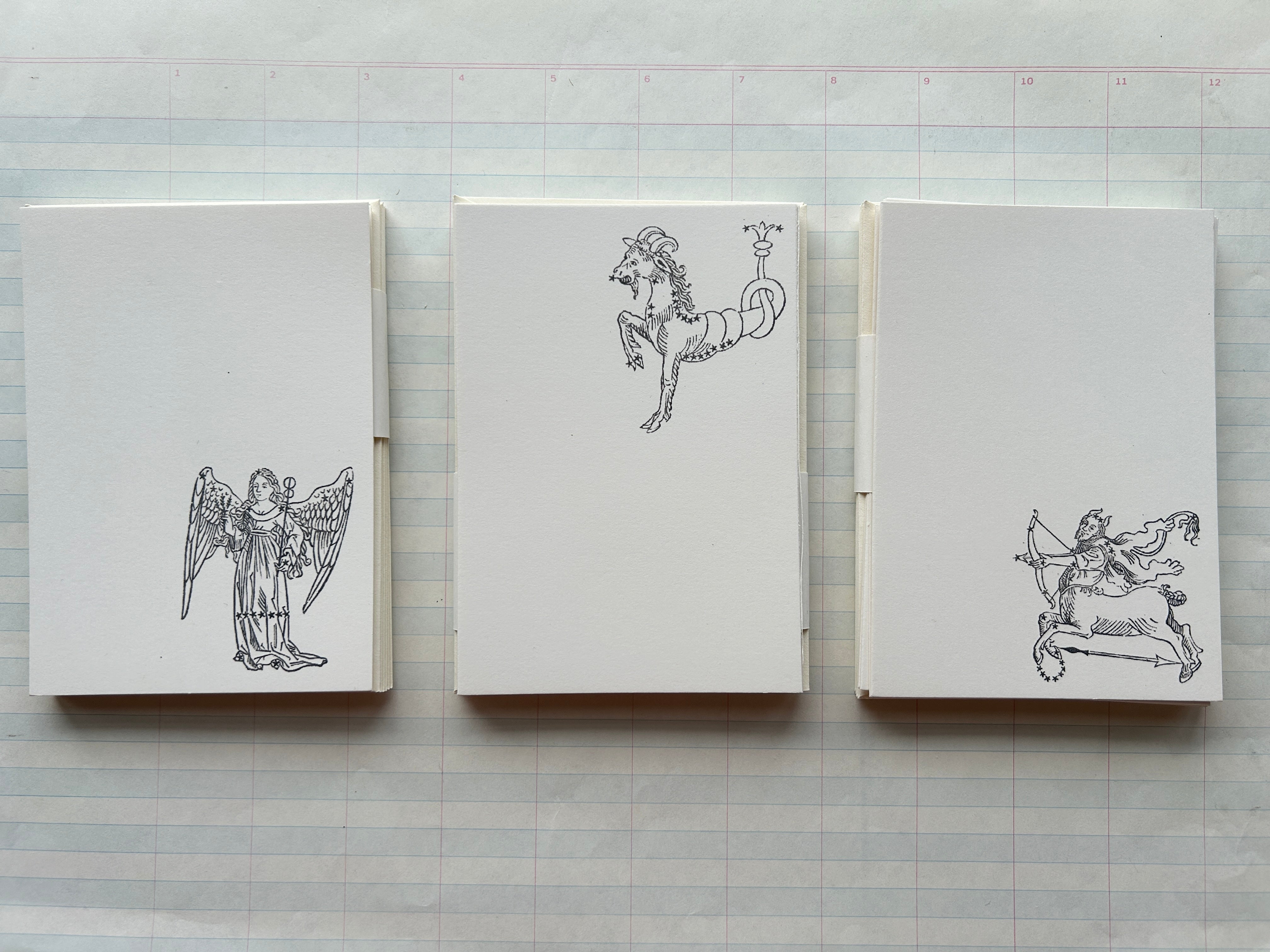 Zodiac Mini Printed Notecards