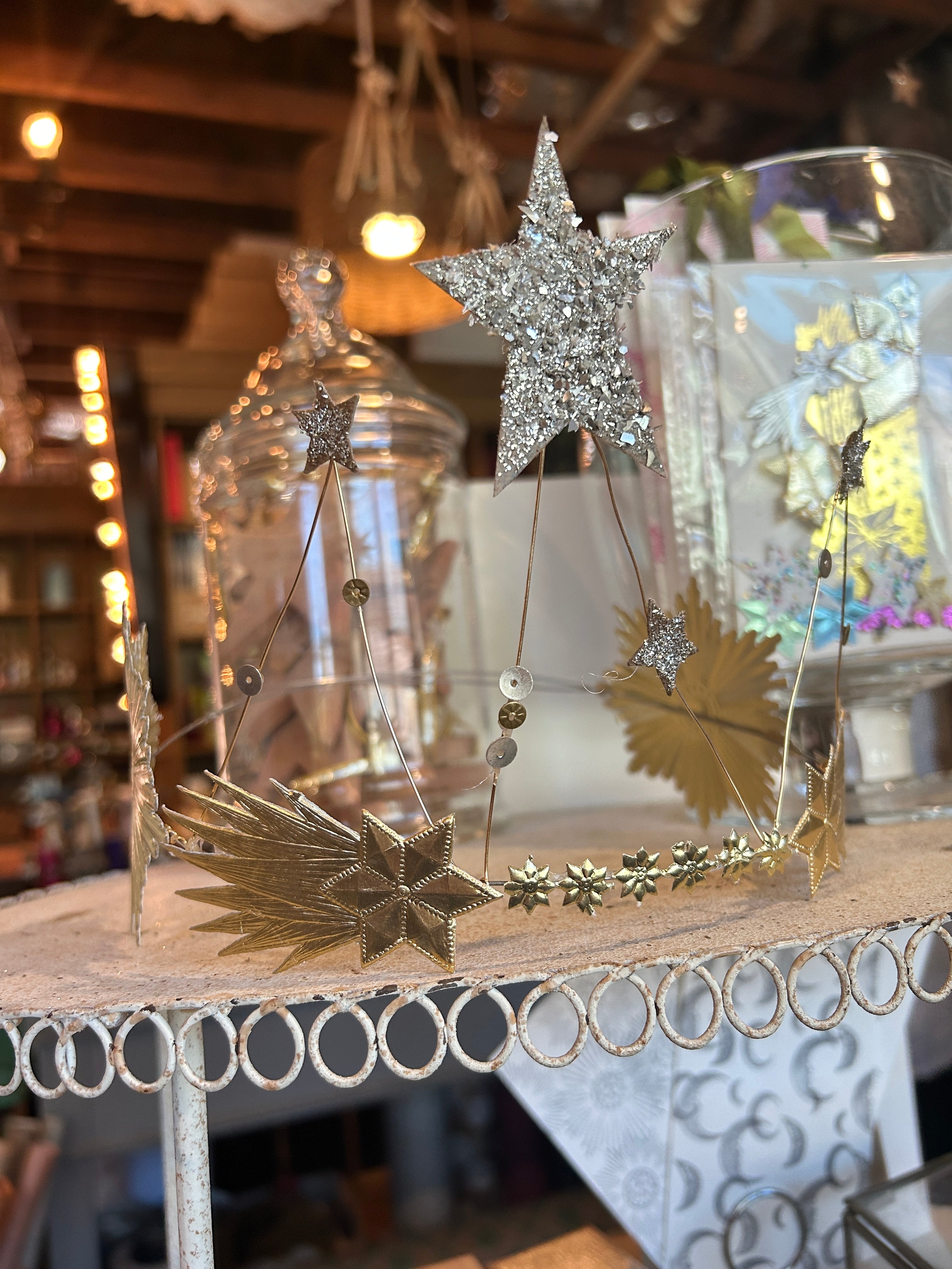 Star Queen Handmade Wire Crown - PARCEL
