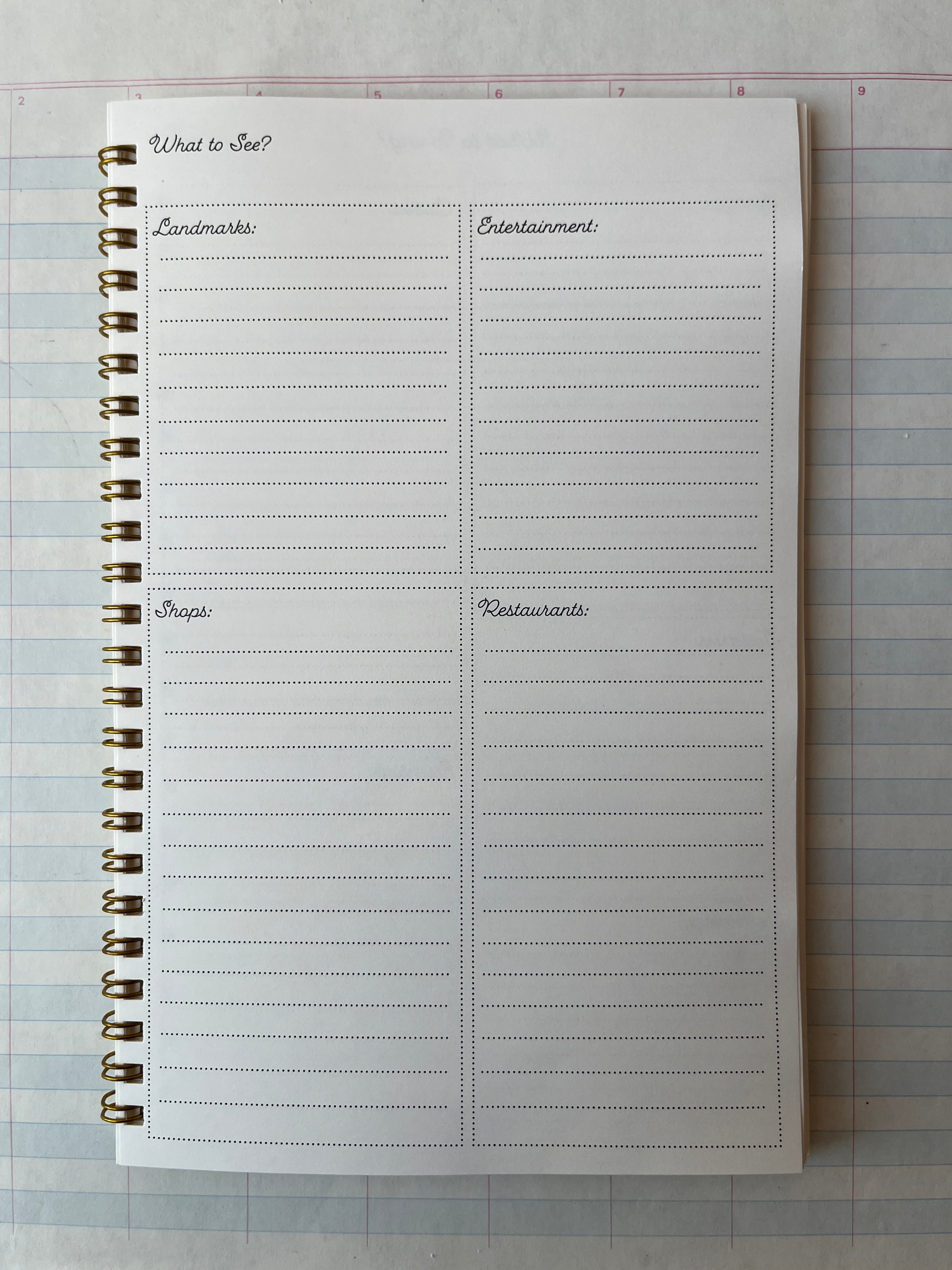 Wonders of the World Travel Journal