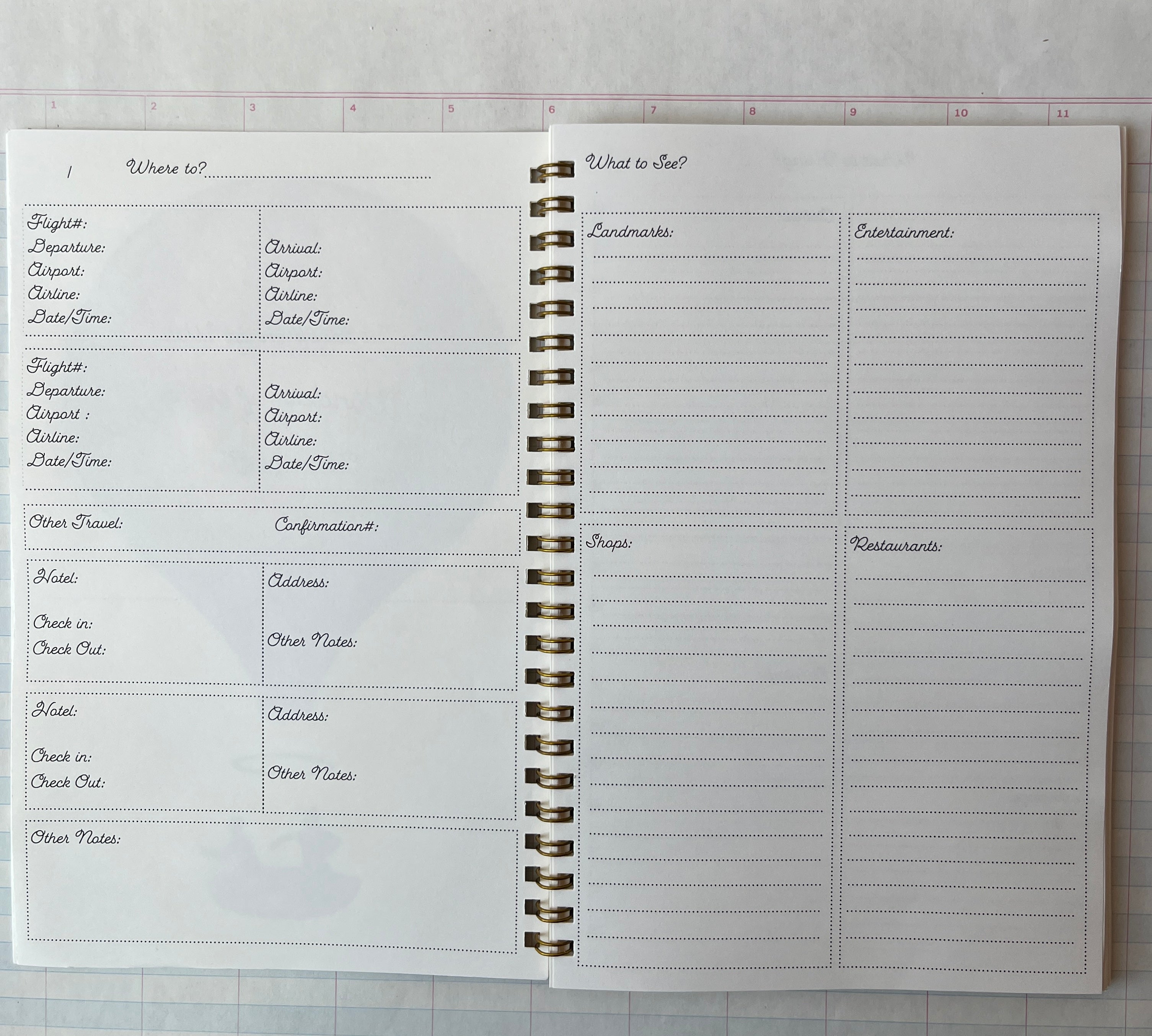 Wonders of the World Travel Journal