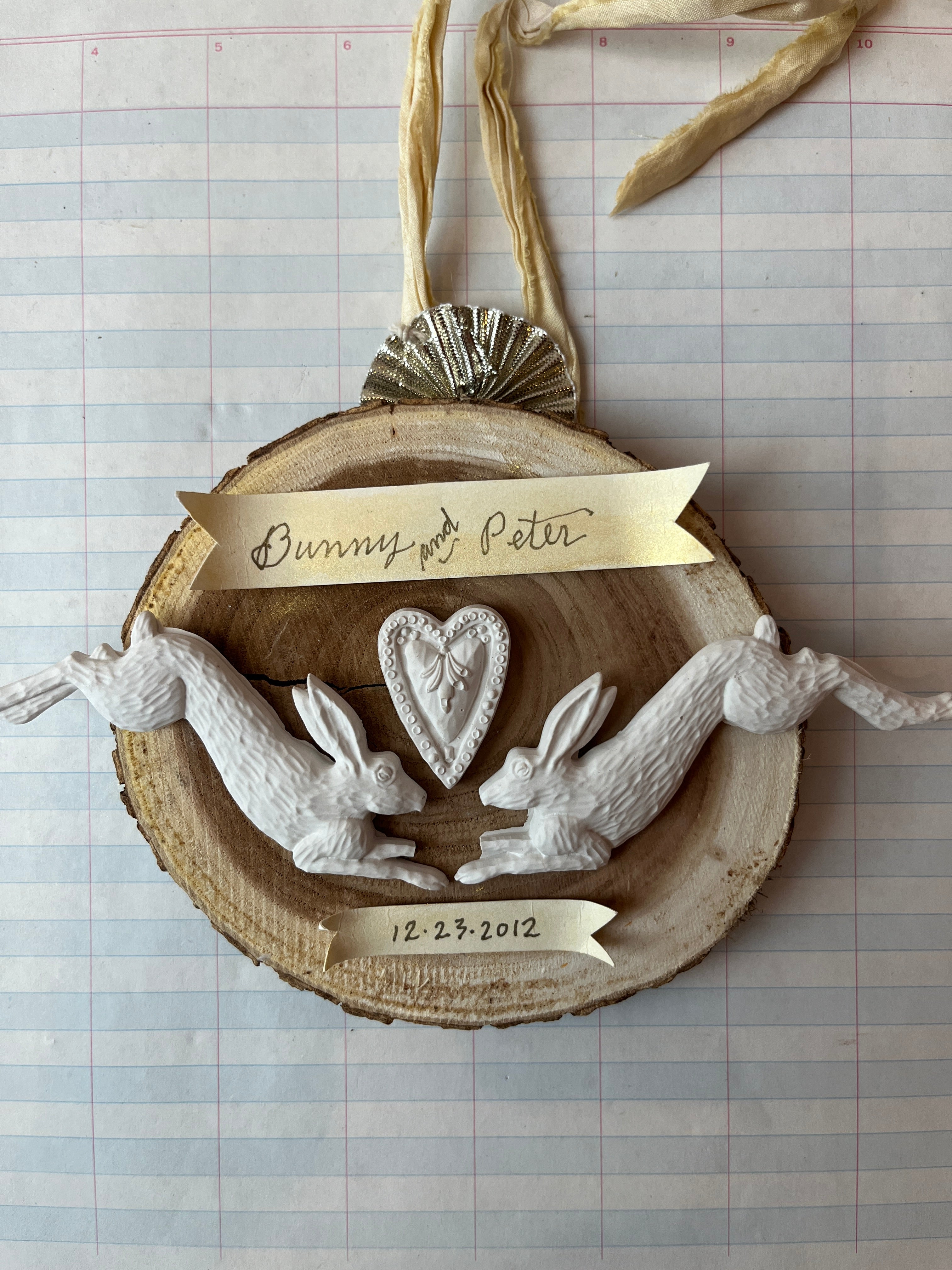 Custom Bunny Love Wedding Cake Topper - PARCEL