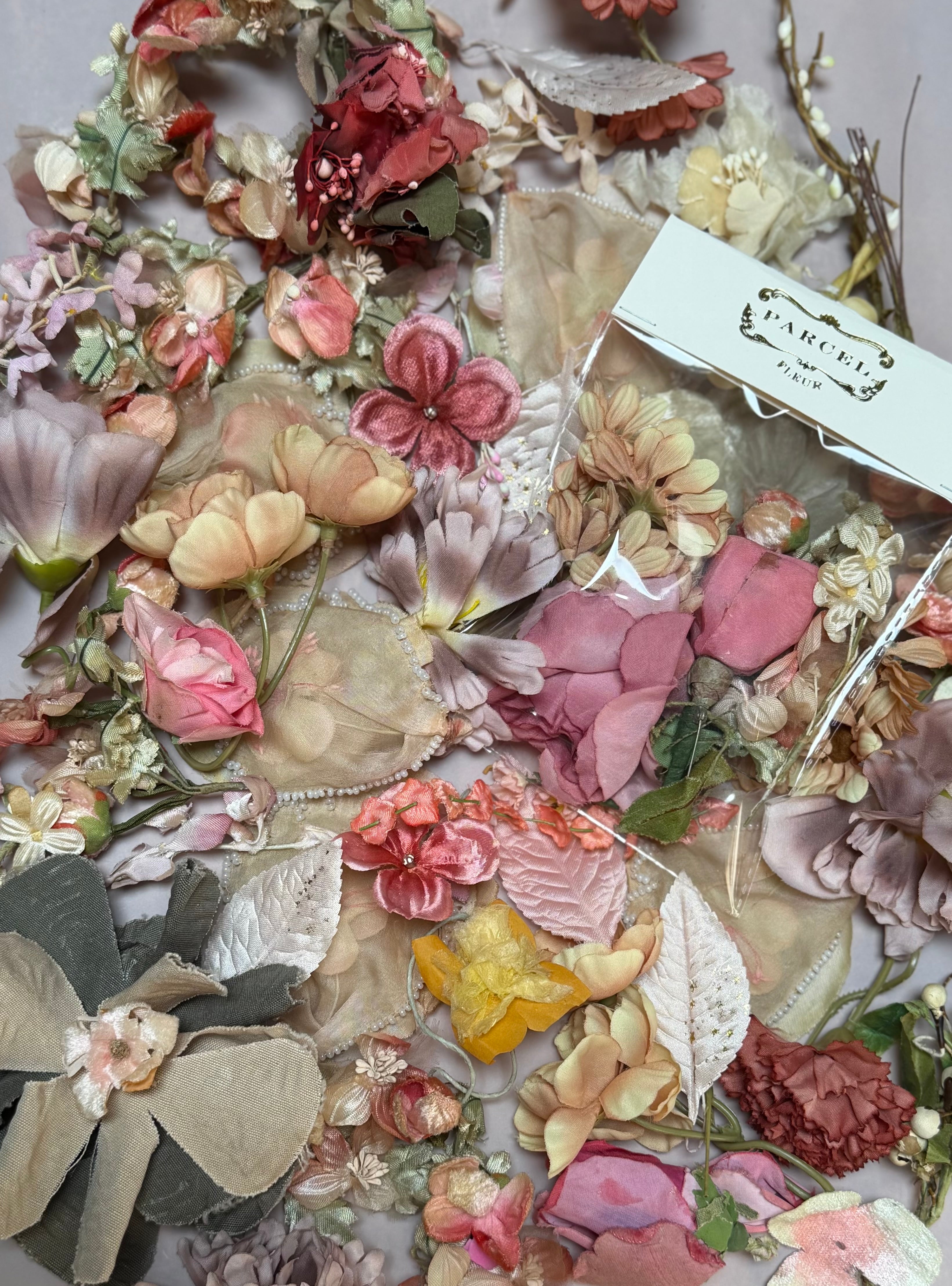 Vintage Millinery Floral Assortments - PARCEL