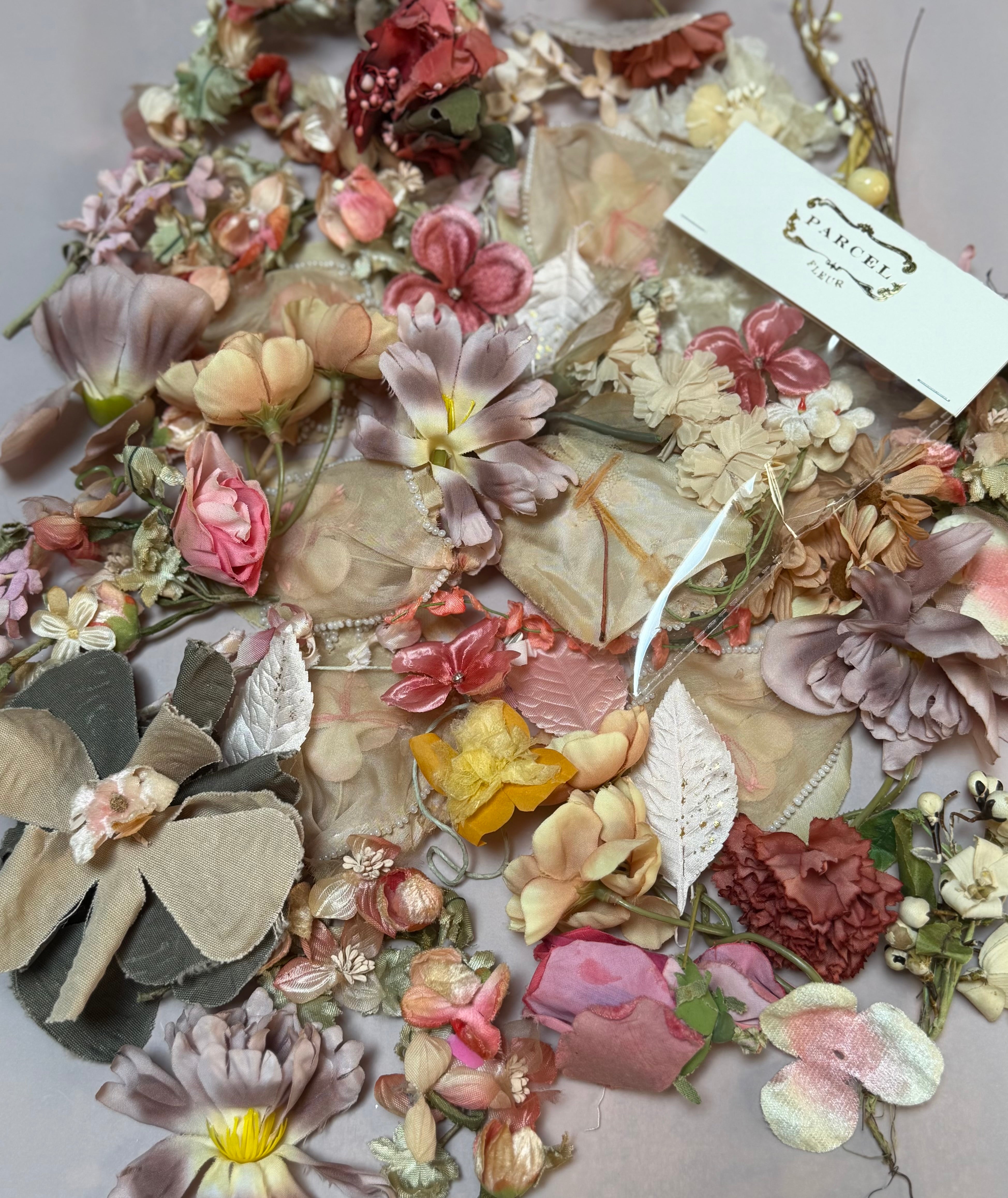 Vintage Millinery Floral Assortments - PARCEL