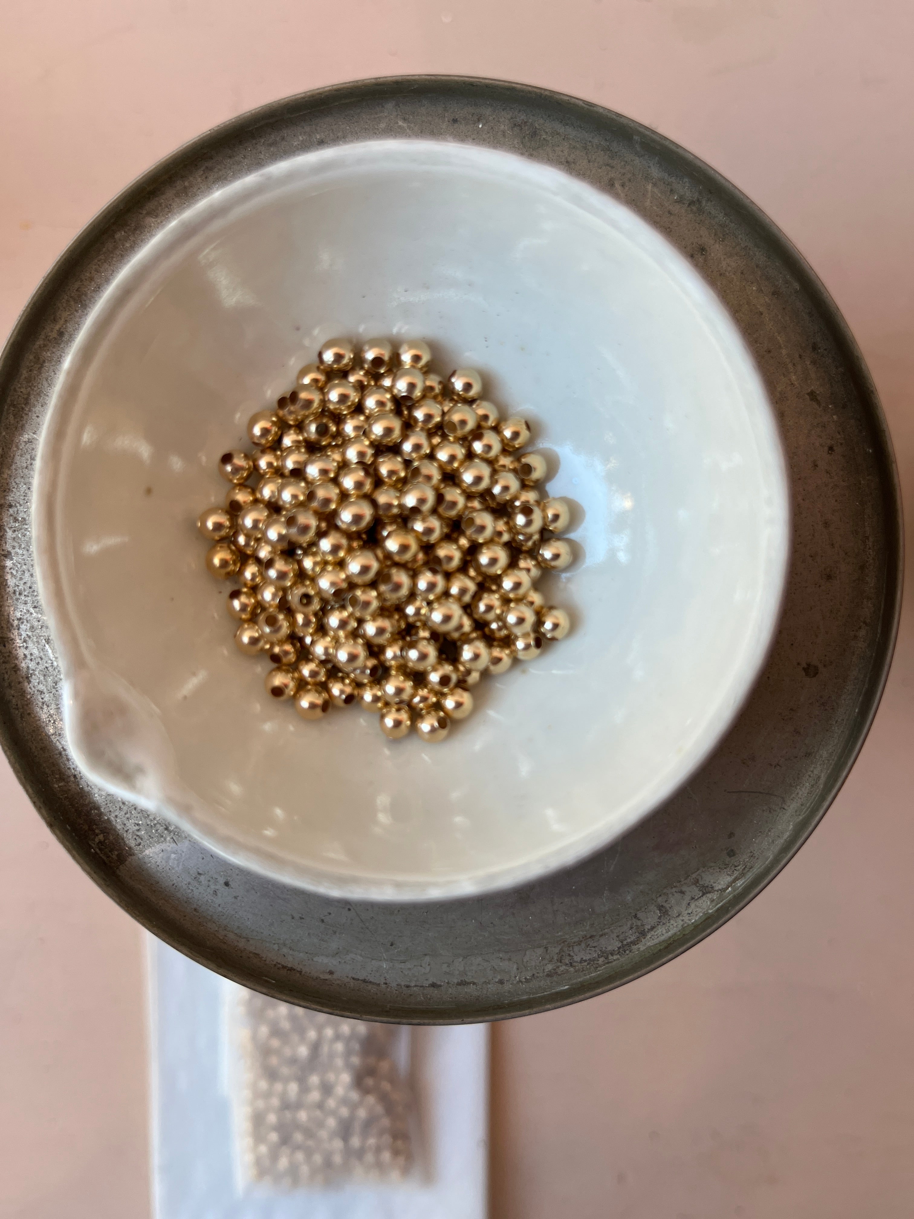 Little Gold Round Beads - PARCEL