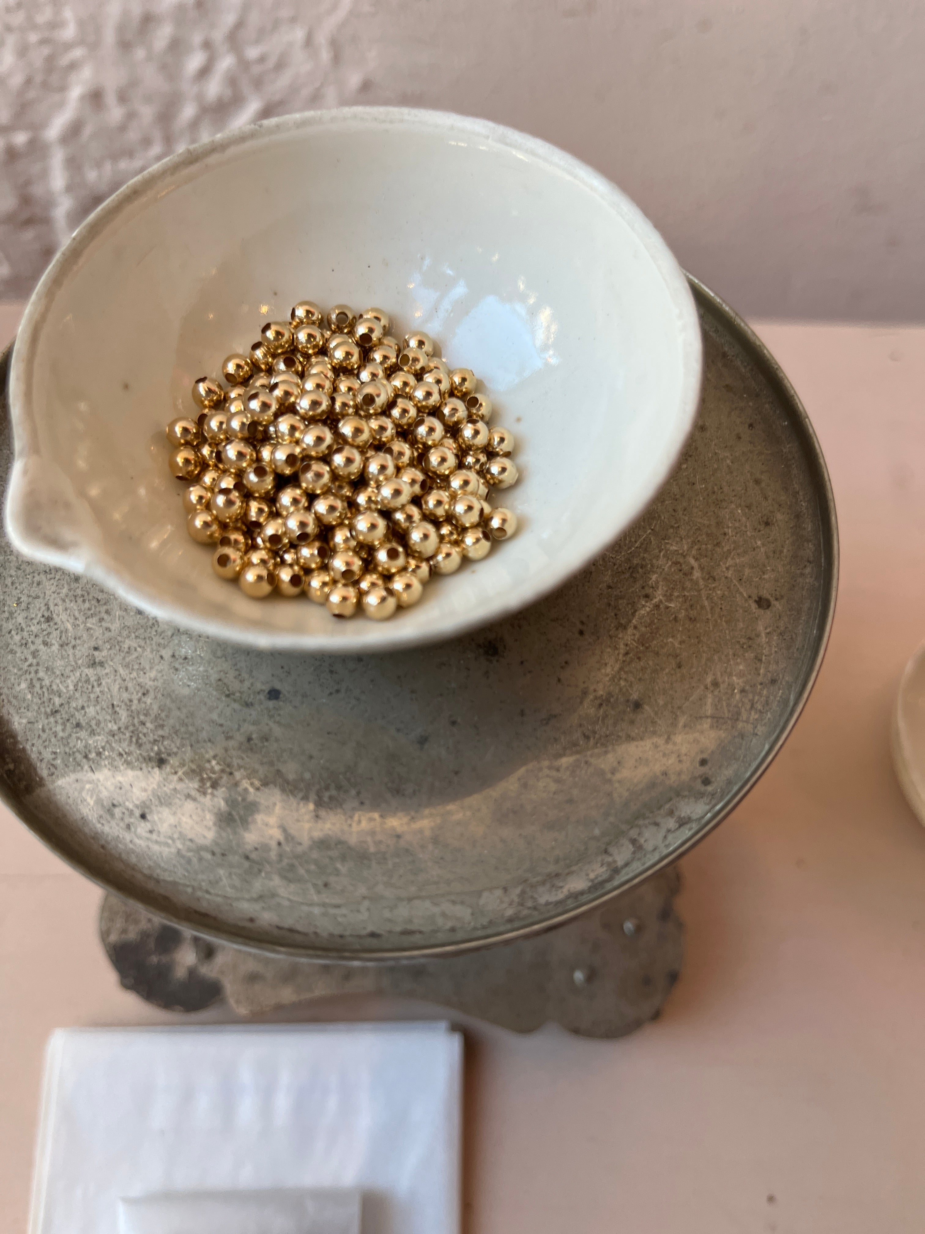 Little Gold Round Beads - PARCEL