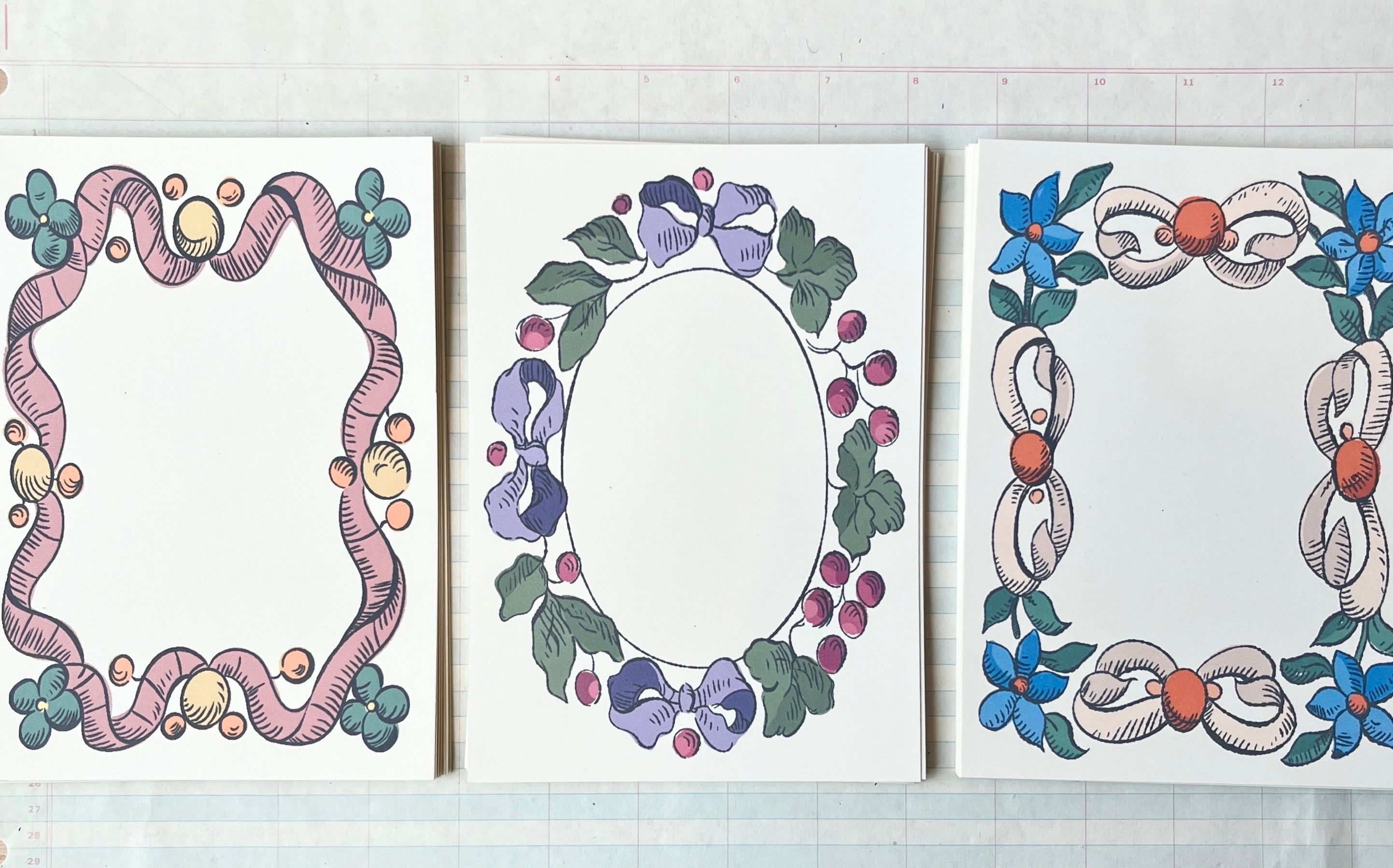 Rococo Frames Notecard Set - PARCEL