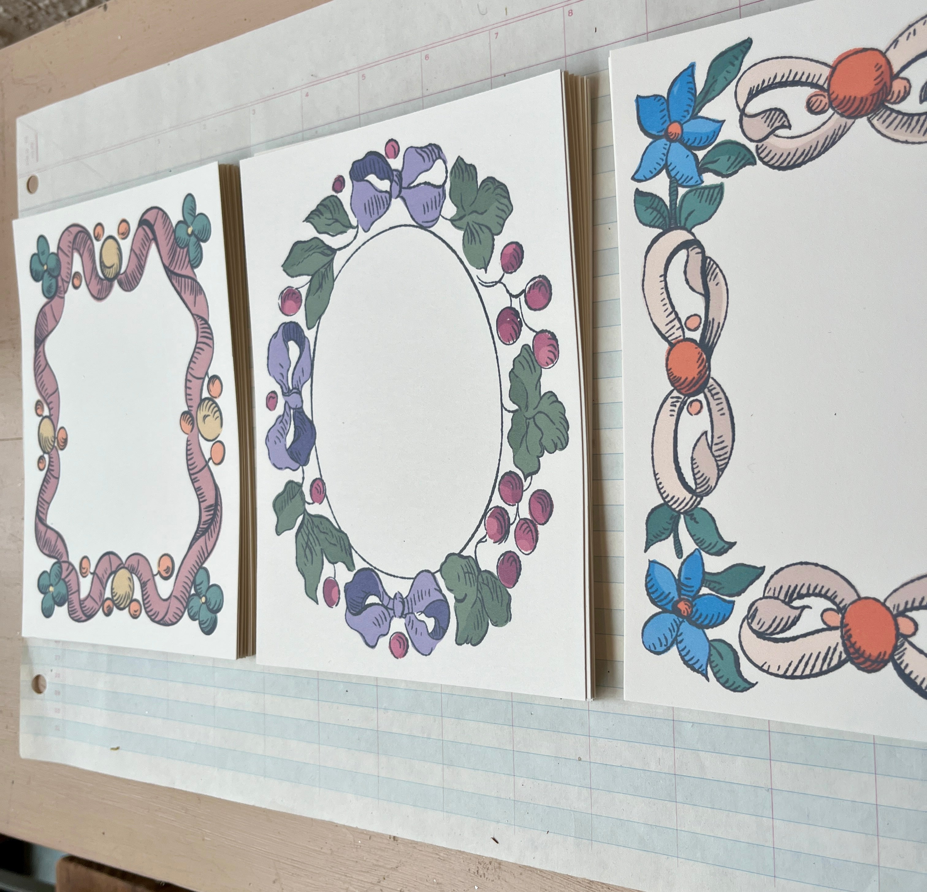 Rococo Frames Notecard Set - PARCEL