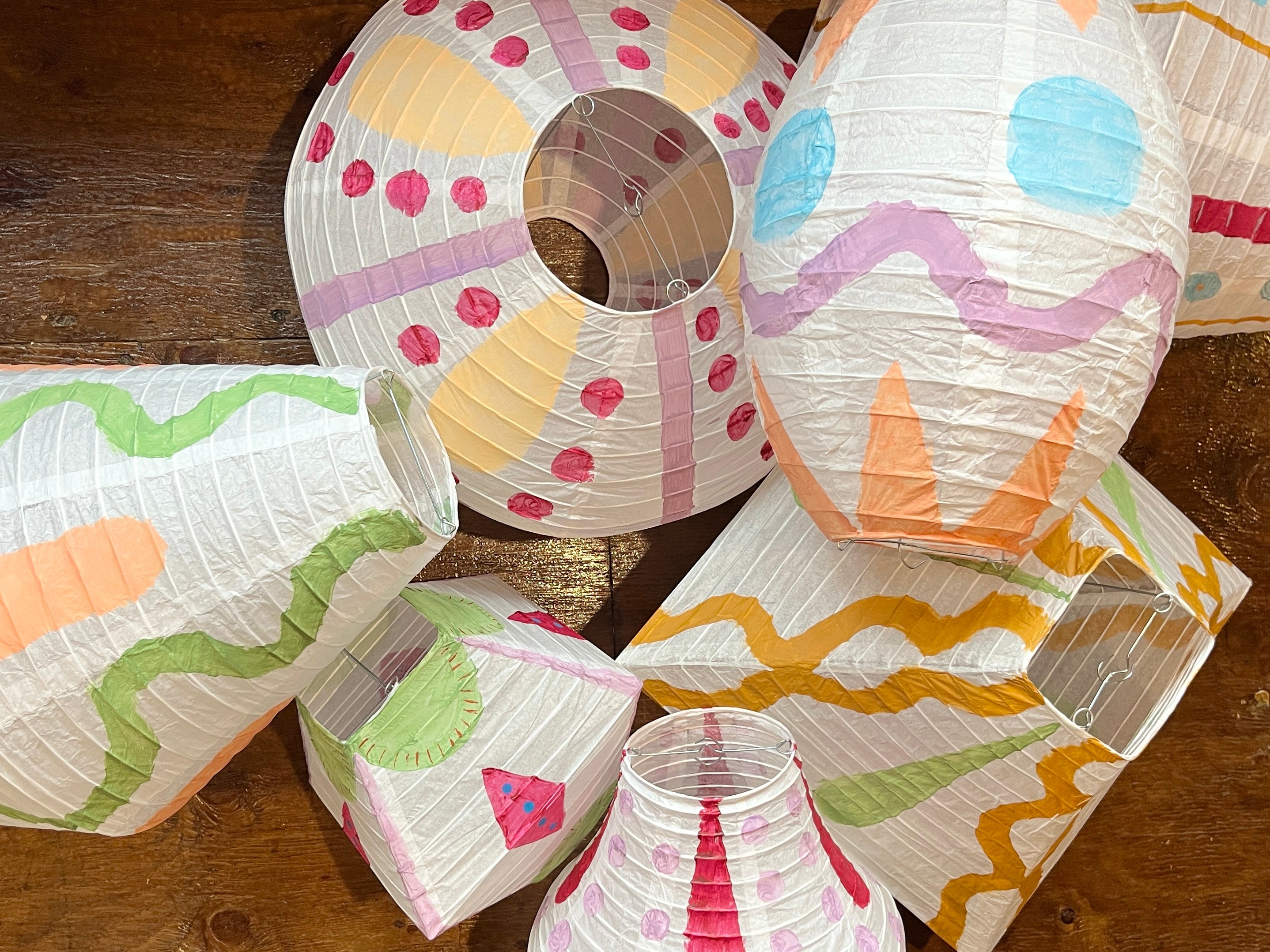 Hand Painted Lanterns - PARCEL