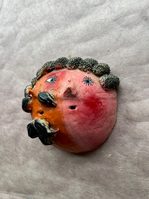Two-Faced Coconut Head Mask