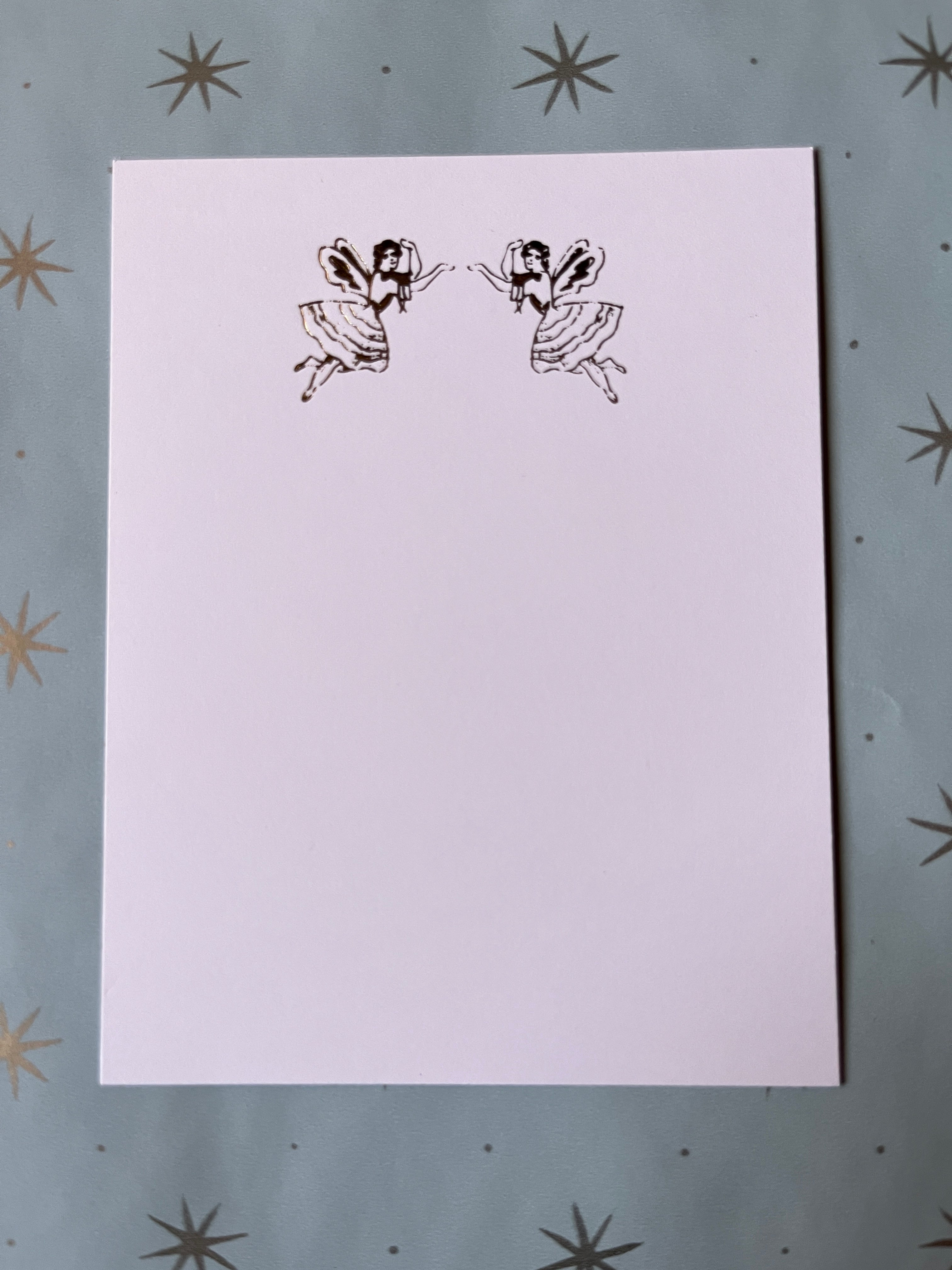Foil-pressed Flying Fairies Notecards - PARCEL