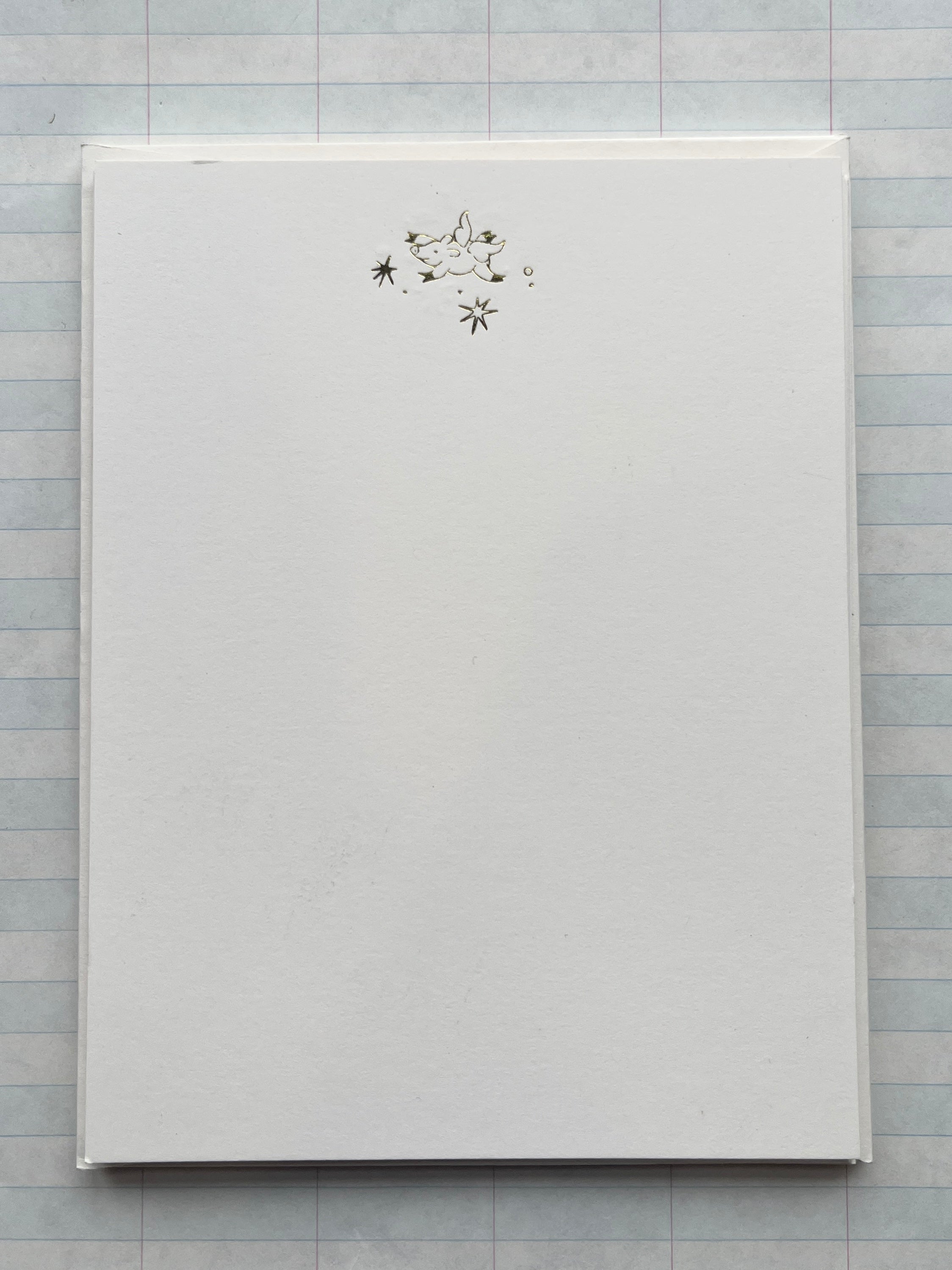 When Pigs Fly Foil Pressed Stationery - PARCEL