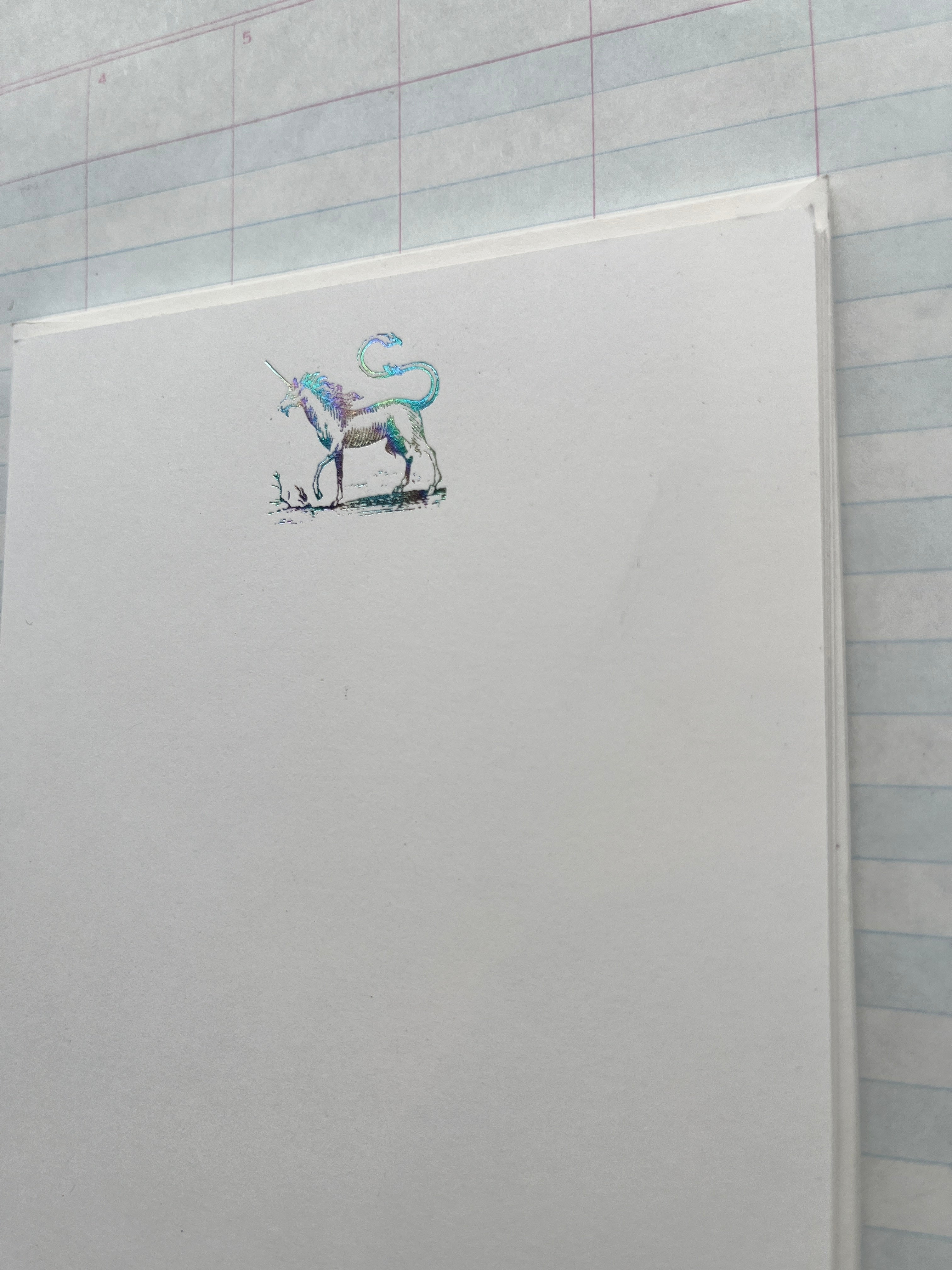 Mythical Beast Foil Pressed Stationery - PARCEL