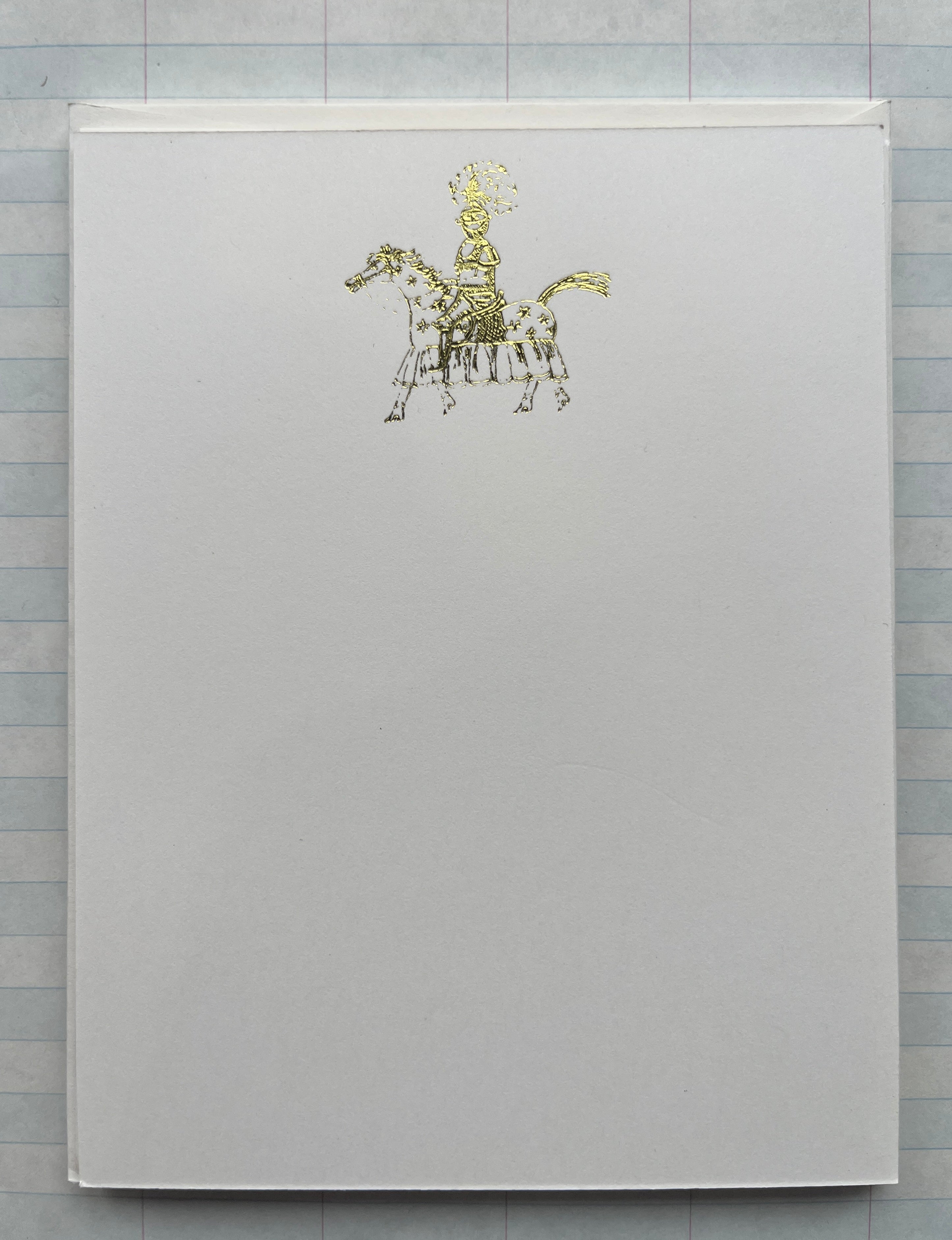 Royal Steed Foil Pressed Stationery - PARCEL