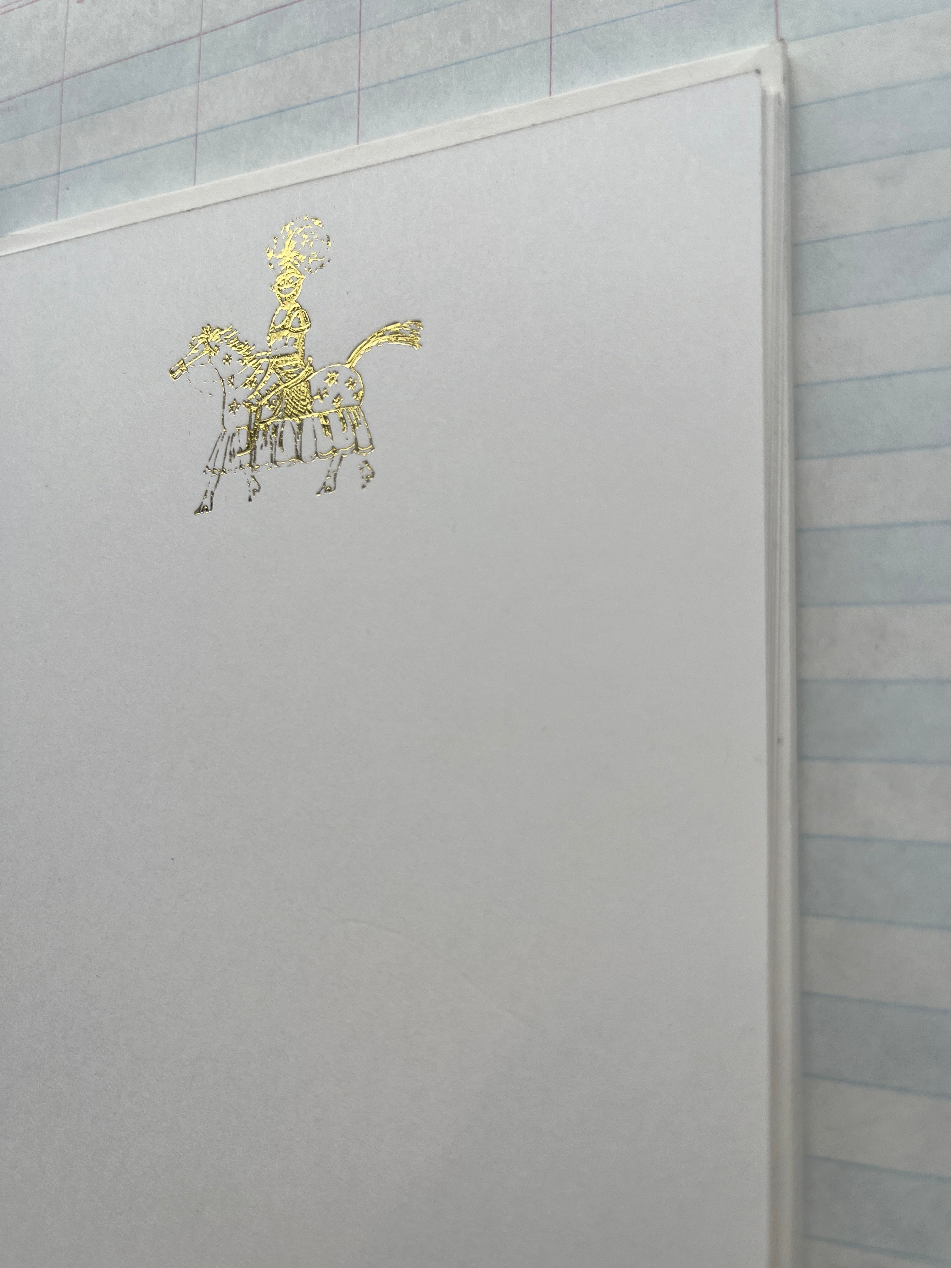 Royal Steed Foil Pressed Stationery - PARCEL