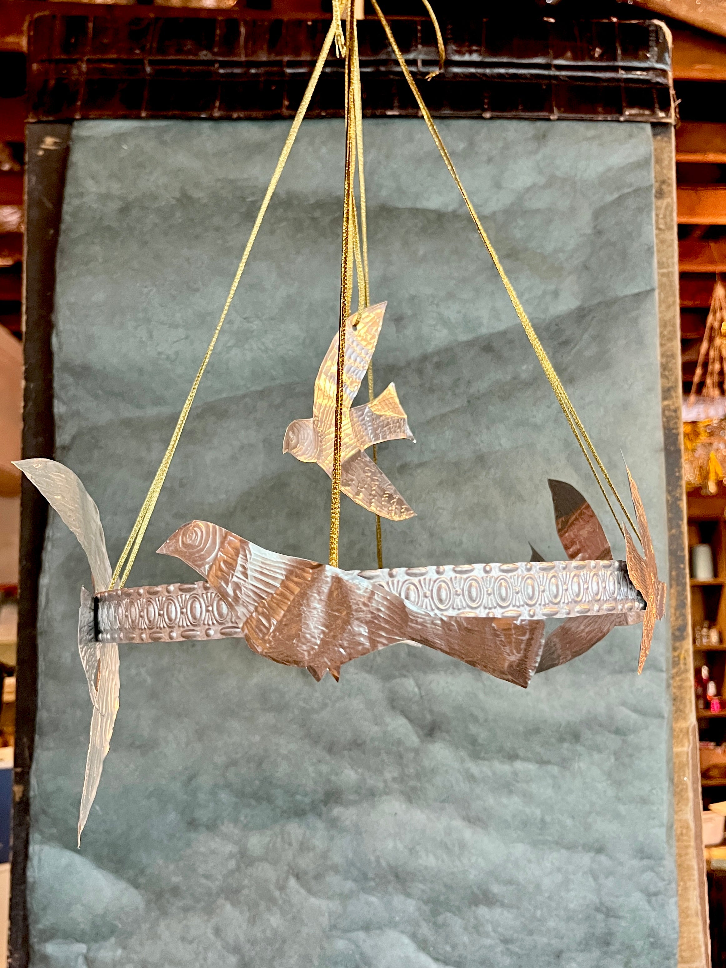 Flying Away Hammered Mobile