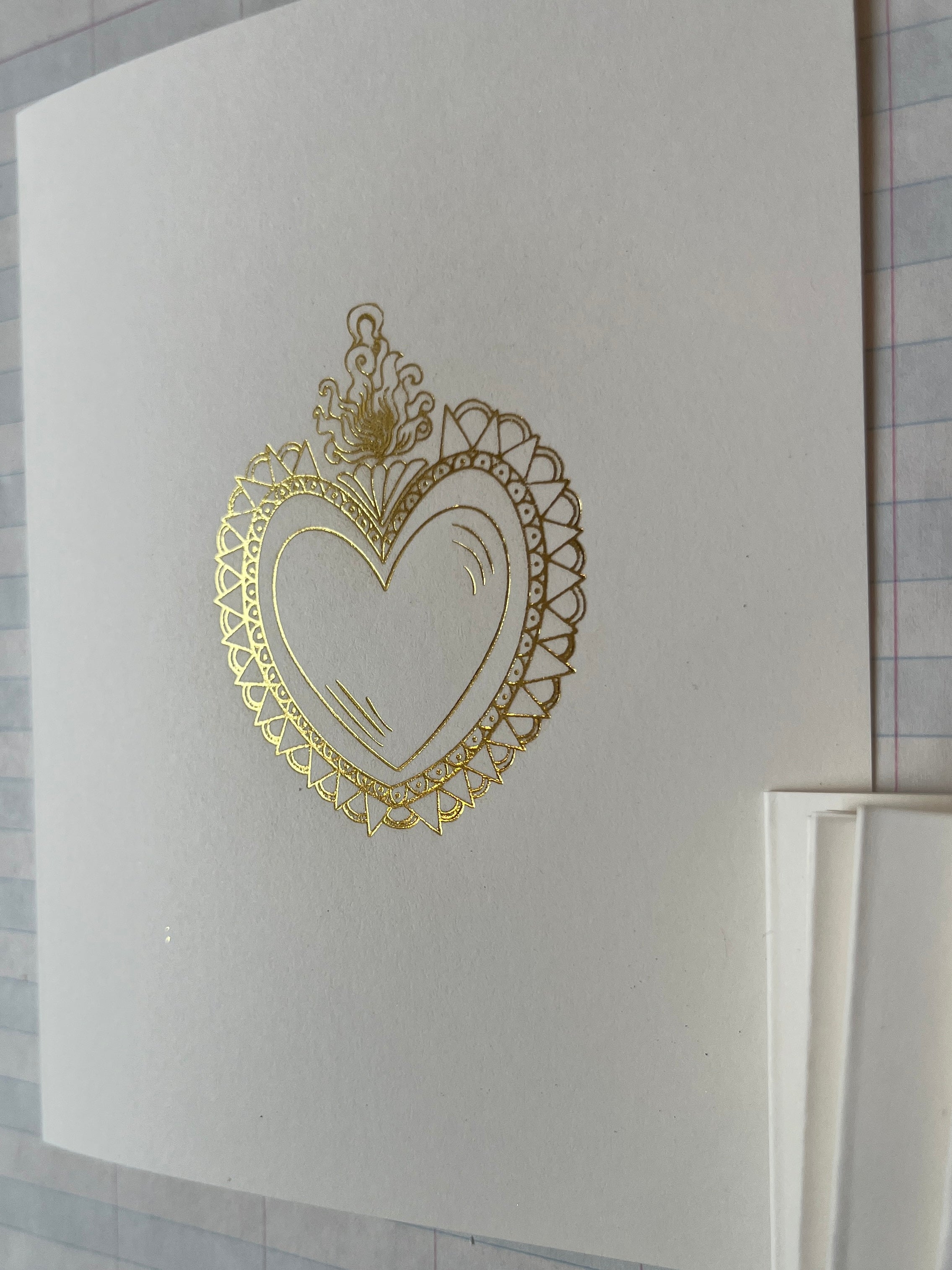 Milagro Foil Pressed Card Set - PARCEL