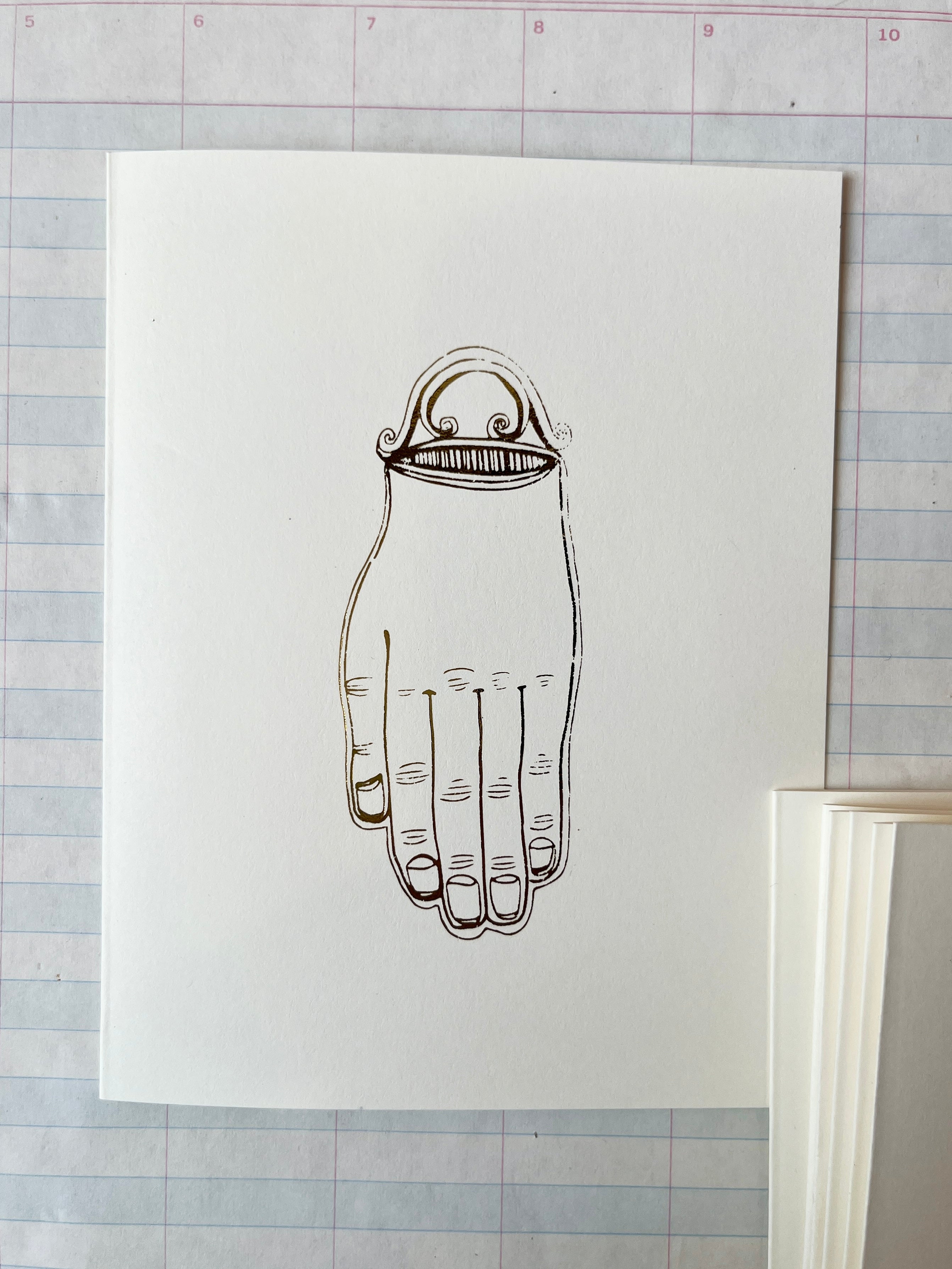 Milagro Foil Pressed Card Set - PARCEL