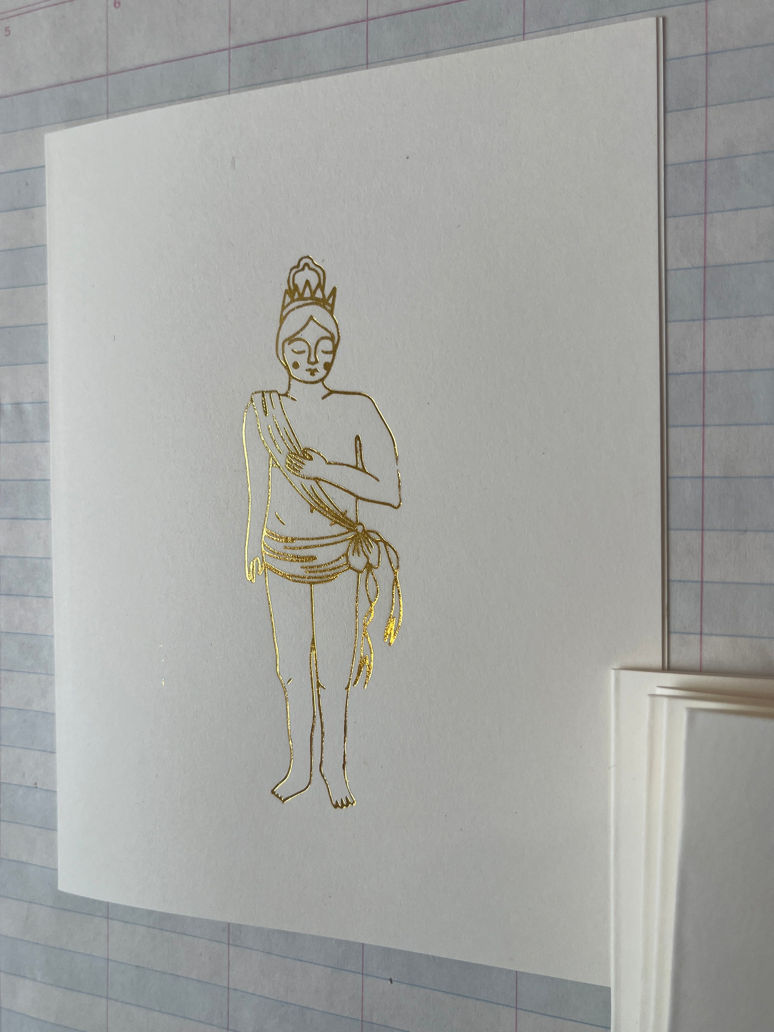 Milagro Foil Pressed Card Set - PARCEL
