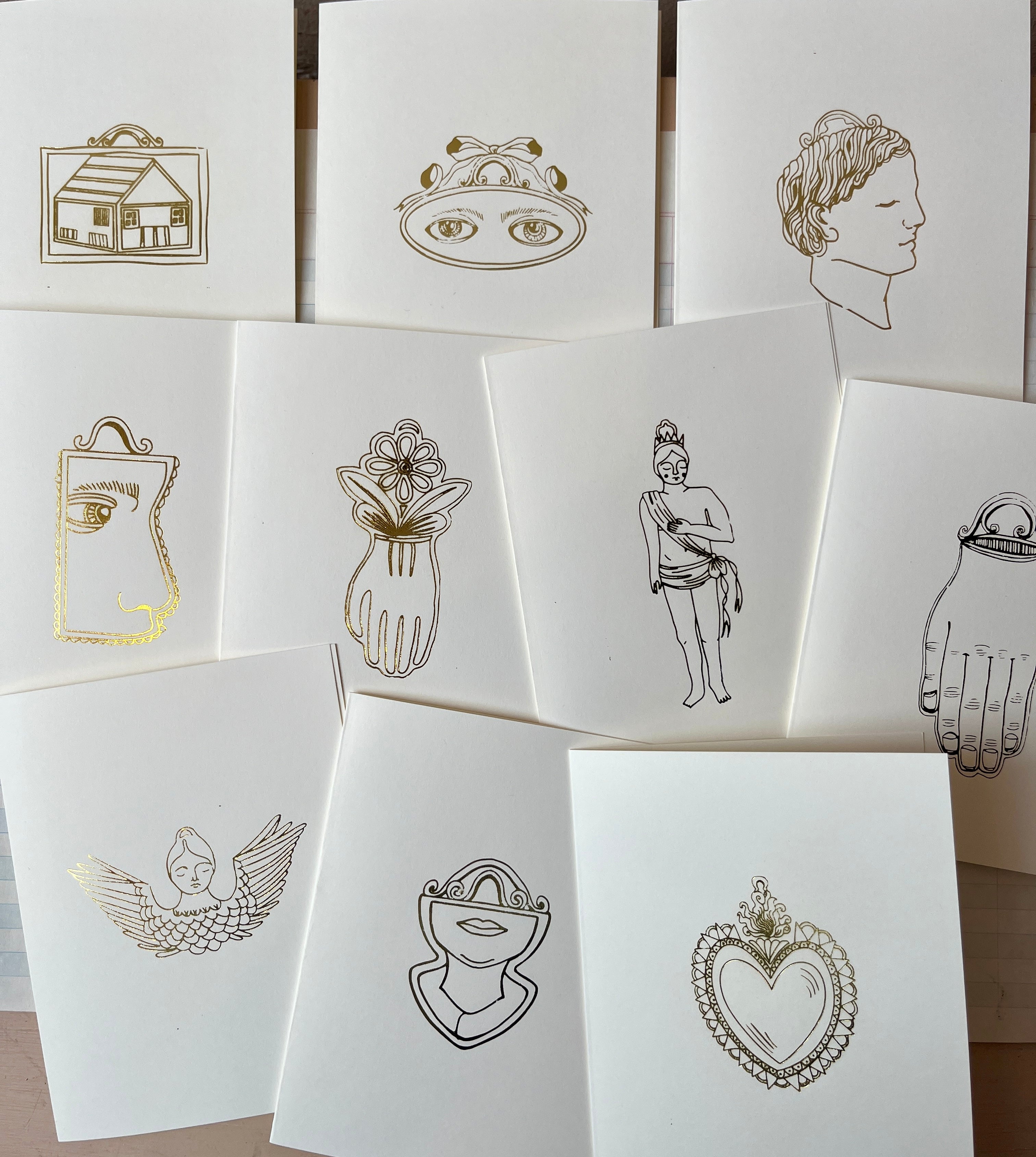 Milagro Foil Pressed Card Set - PARCEL