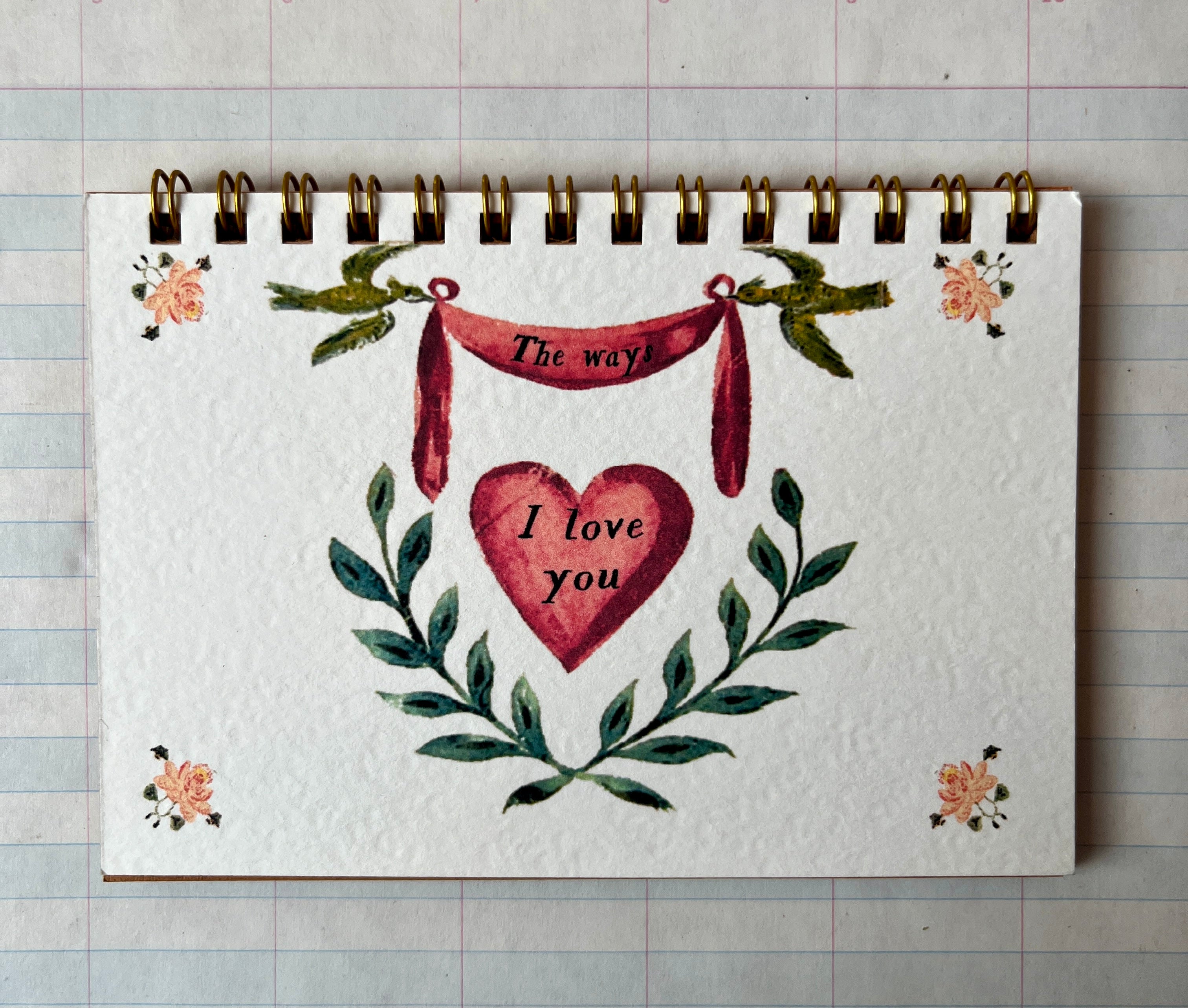 The Ways I Love You Mini Notebook - PARCEL