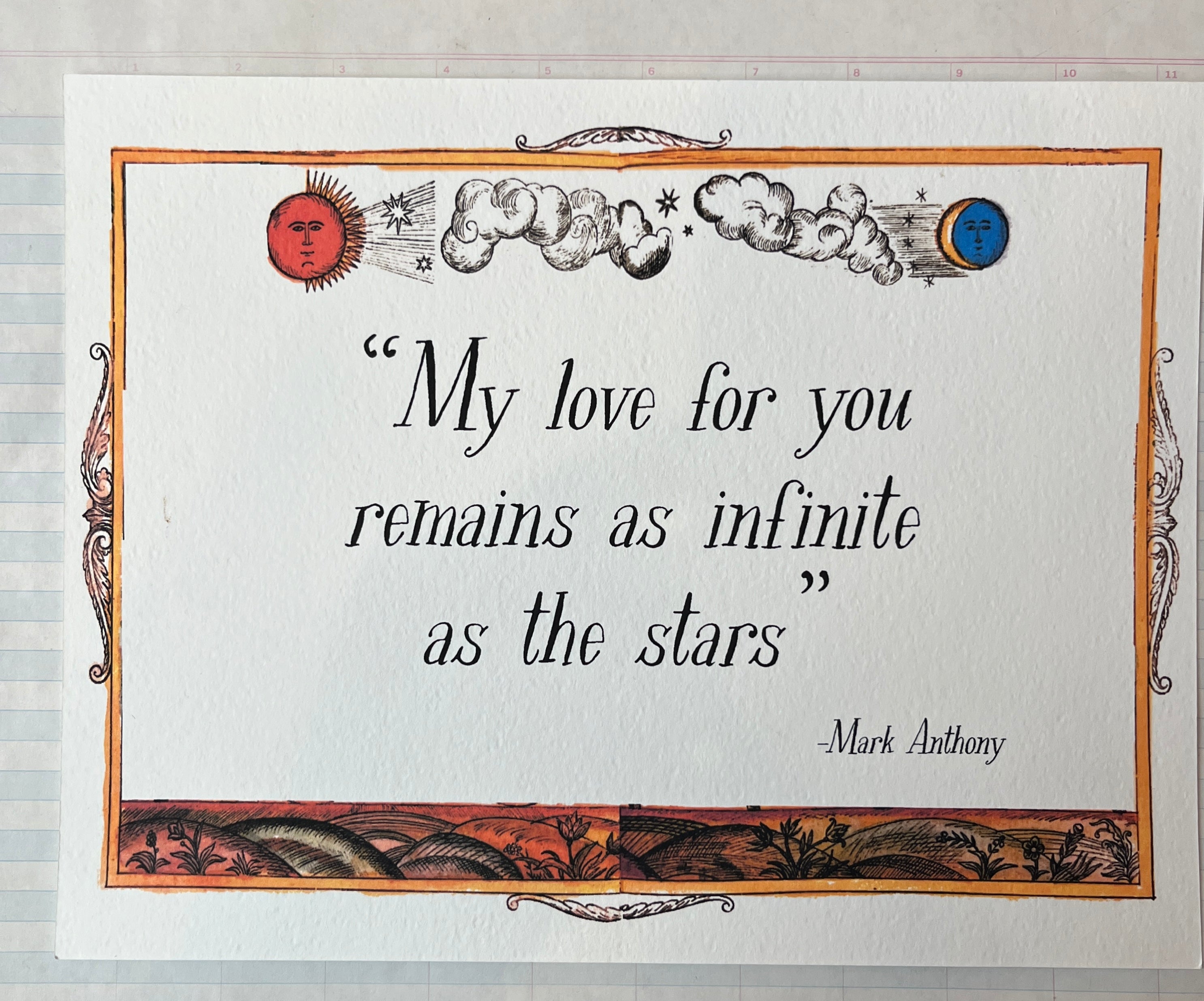Love as Infinite as the Stars Art Print - PARCEL