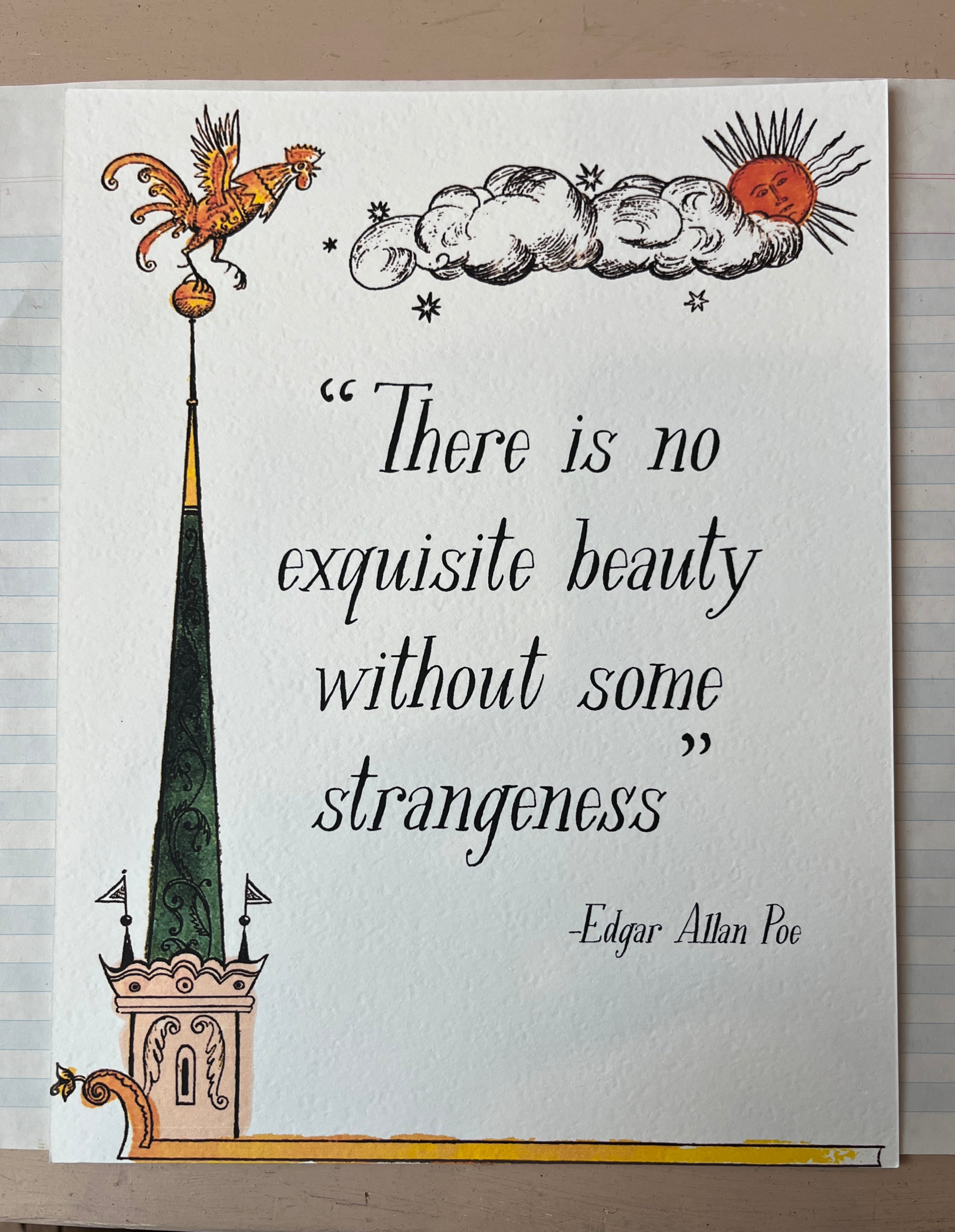 No Exquisite Beauty Art Print - PARCEL