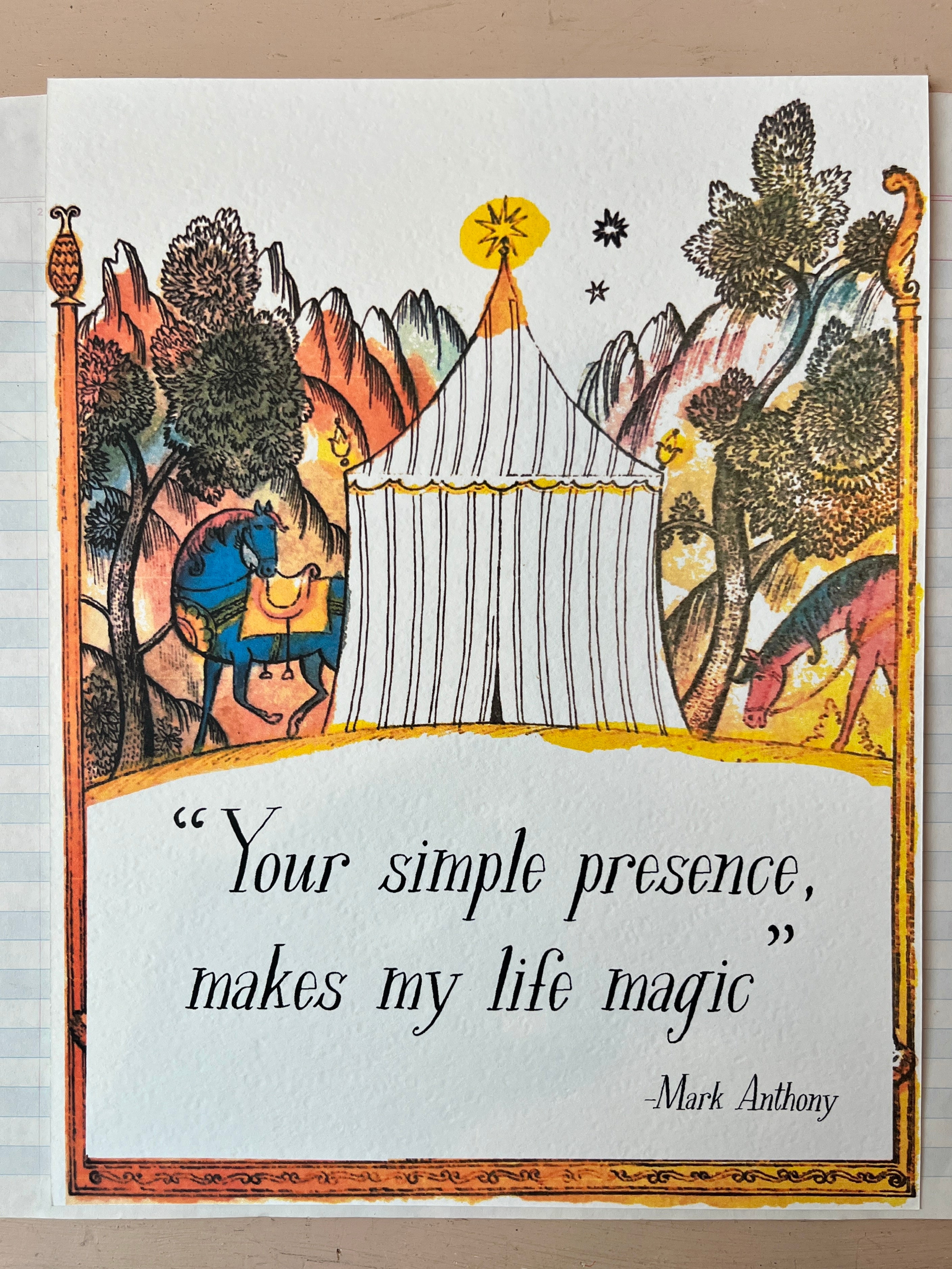Your Presence Is Magic Art Print - PARCEL