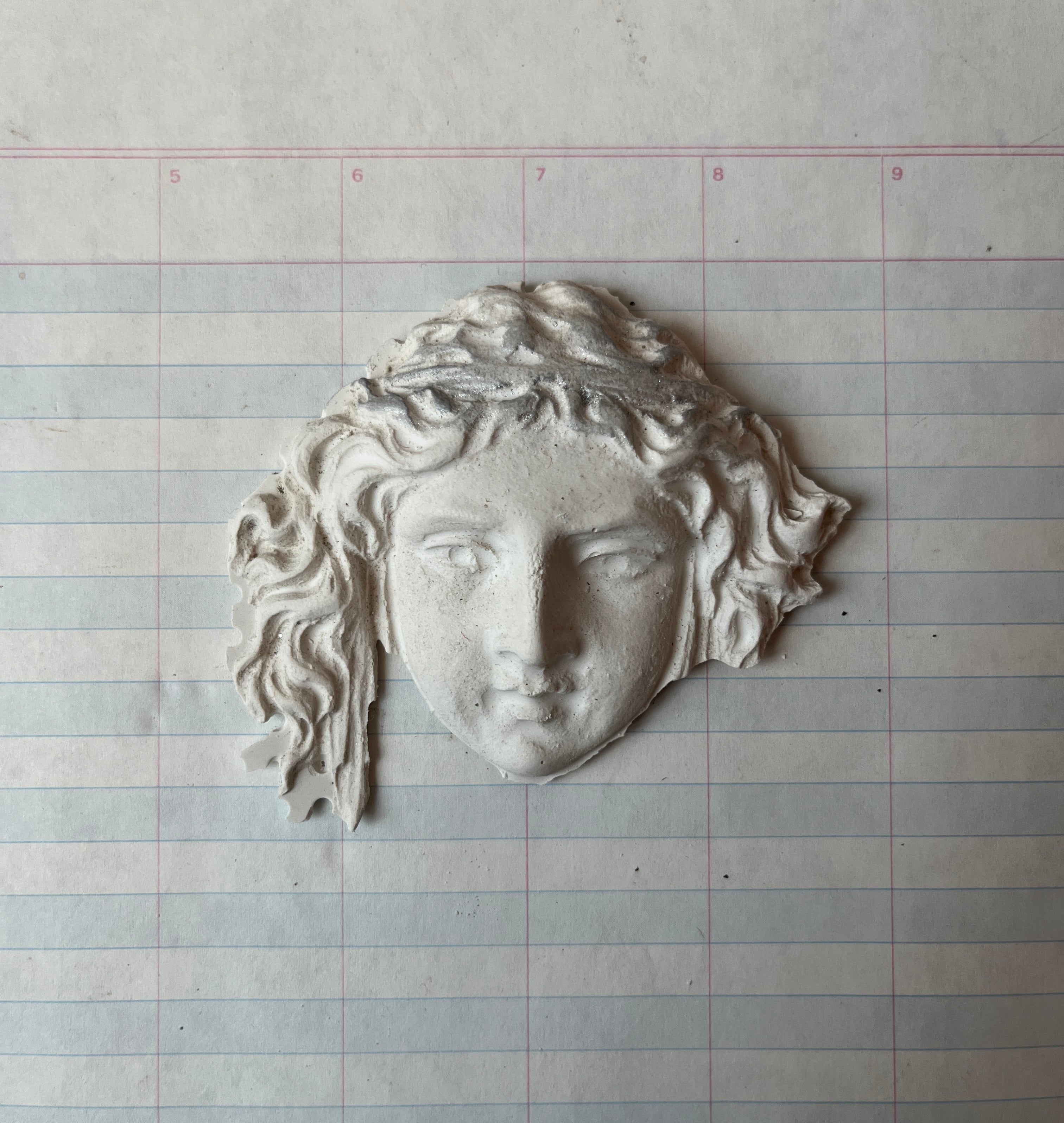 Medusa Handmade Plaster Ornament - PARCEL