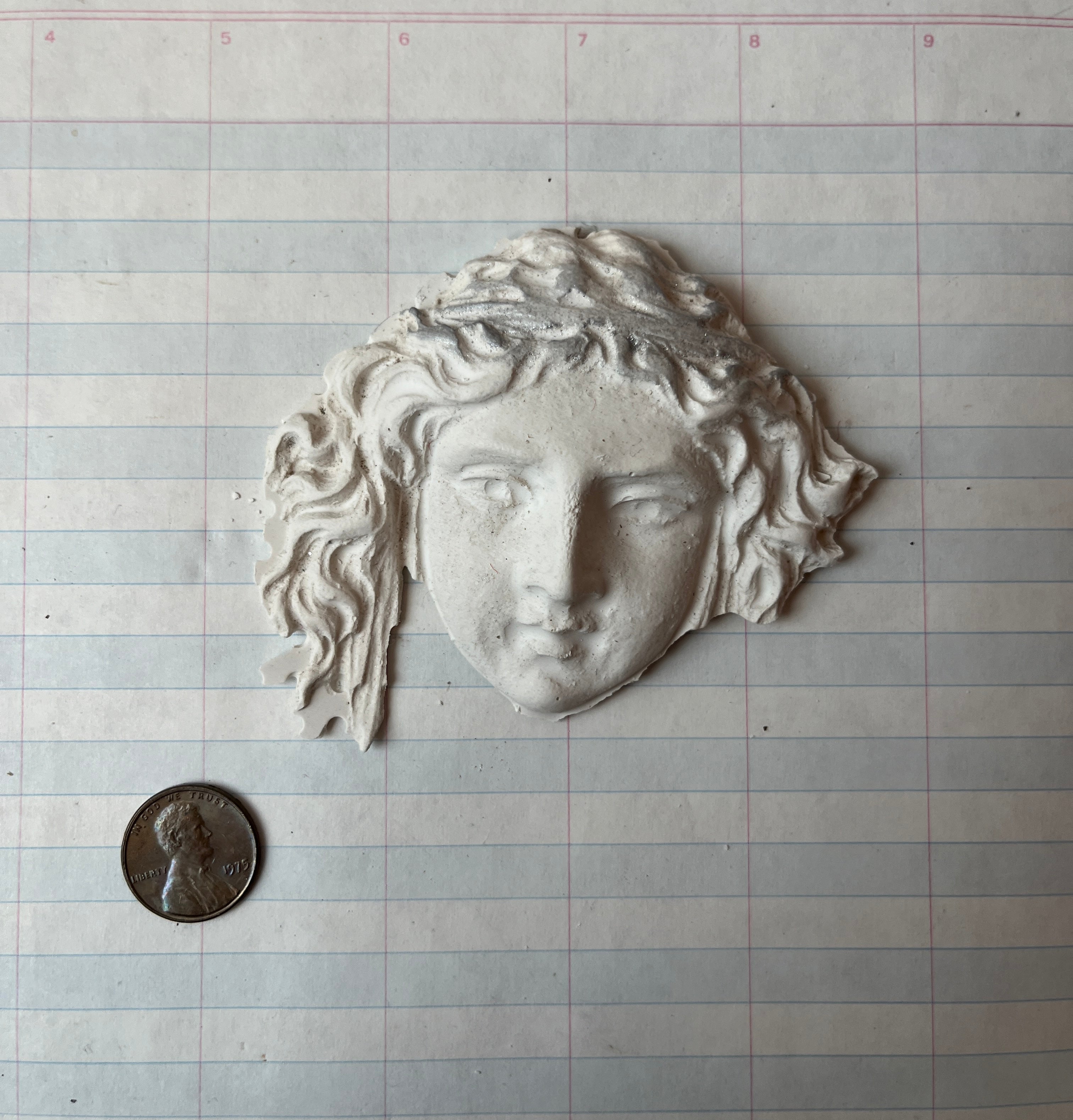 Medusa Handmade Plaster Ornament - PARCEL