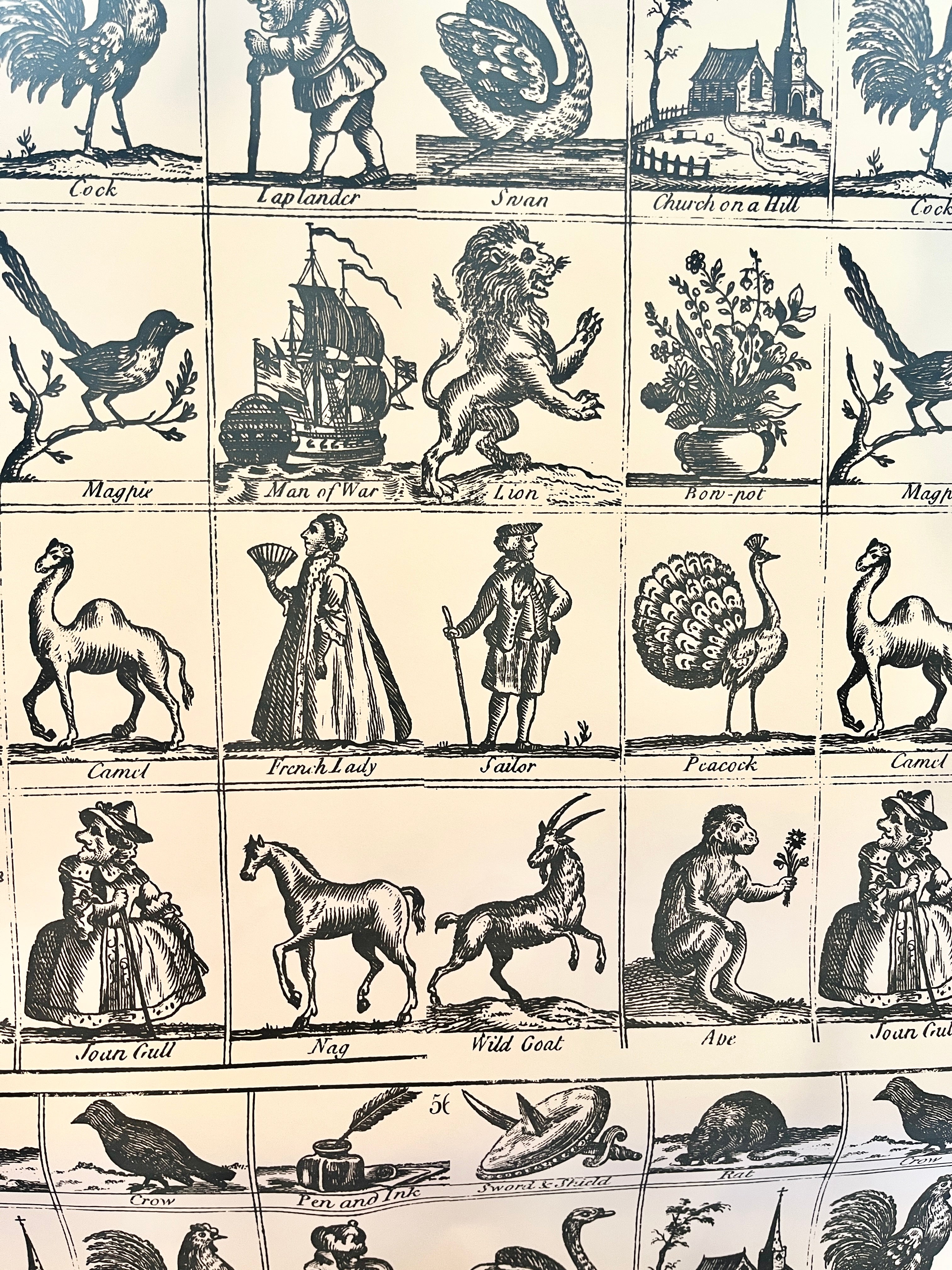 Parcel Artisan Wrapping Paper, Old English Woodcuts - PARCEL