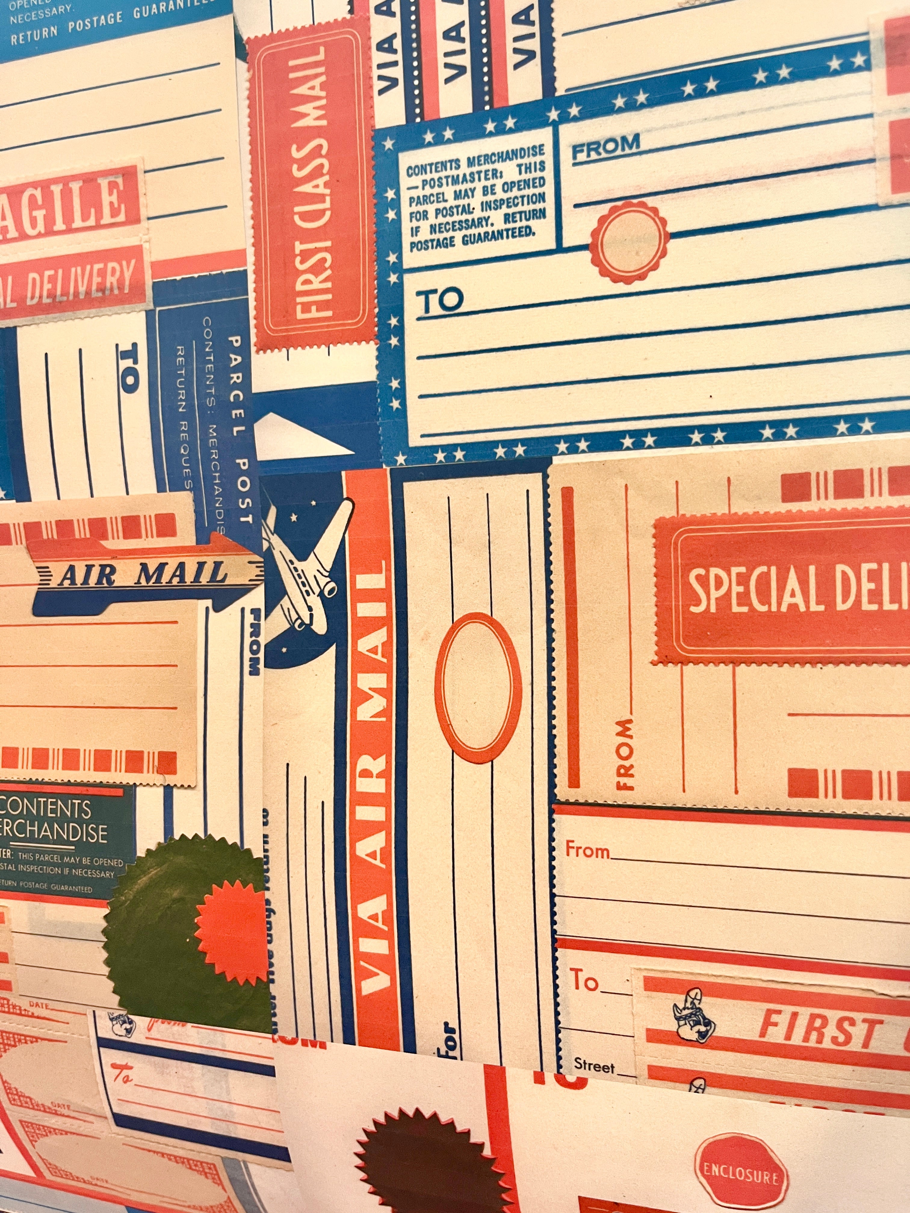Parcel Artisan Wrapping Paper, Airmail - PARCEL