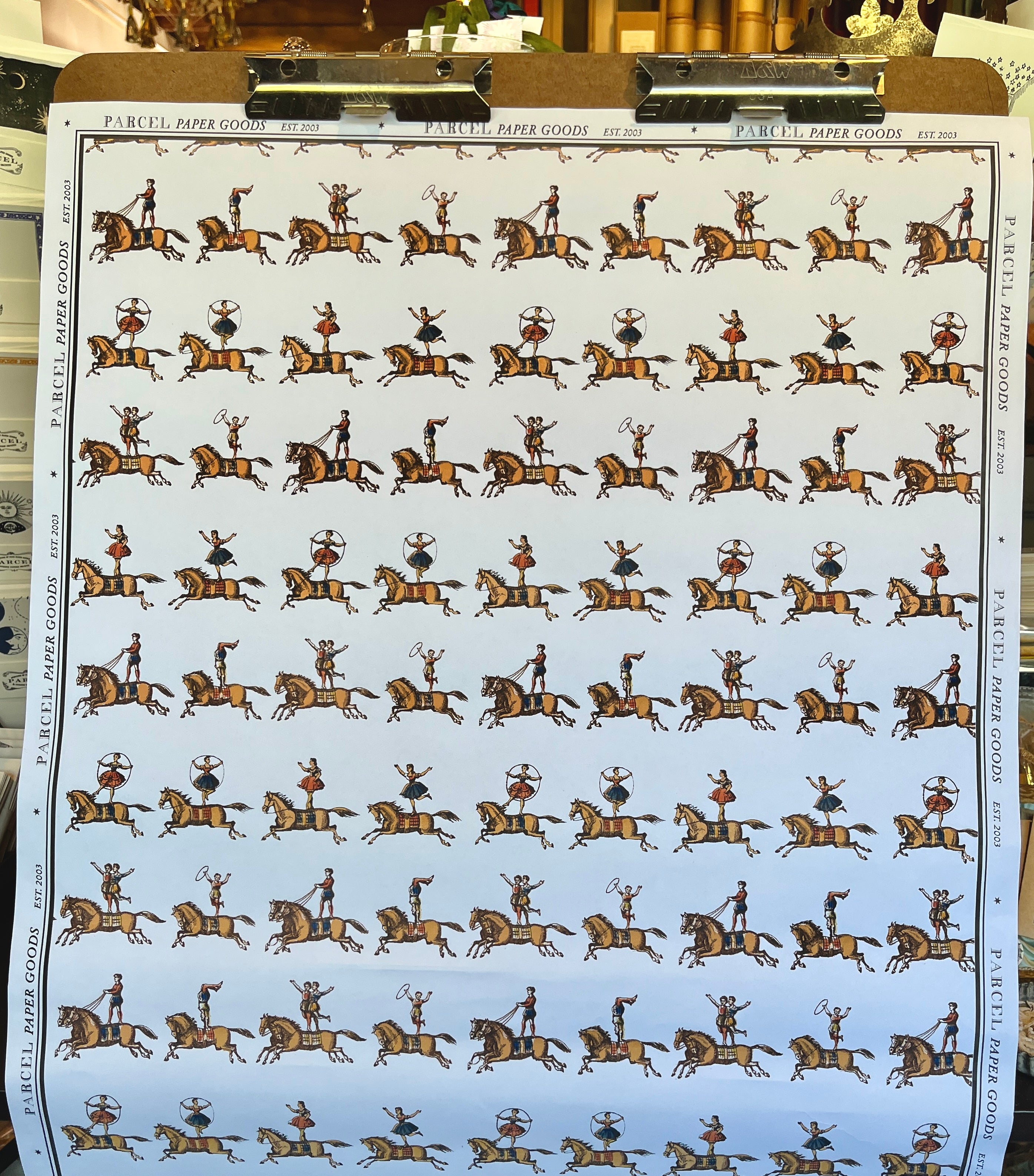 Parcel Artisan Wrapping Paper, Le Cirque - PARCEL
