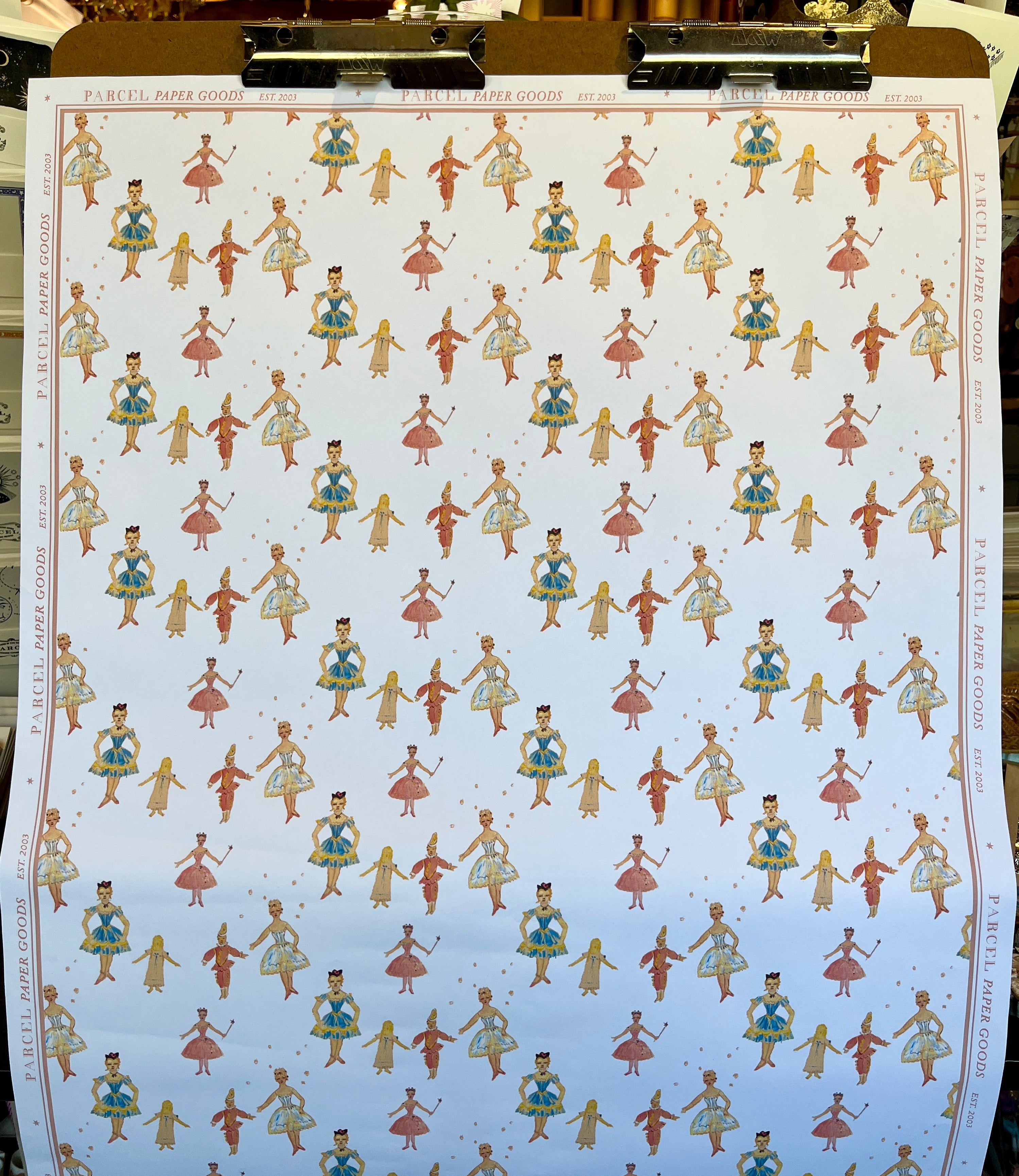 Parcel Artisan Wrapping Paper, Nutcracker Dancers - PARCEL