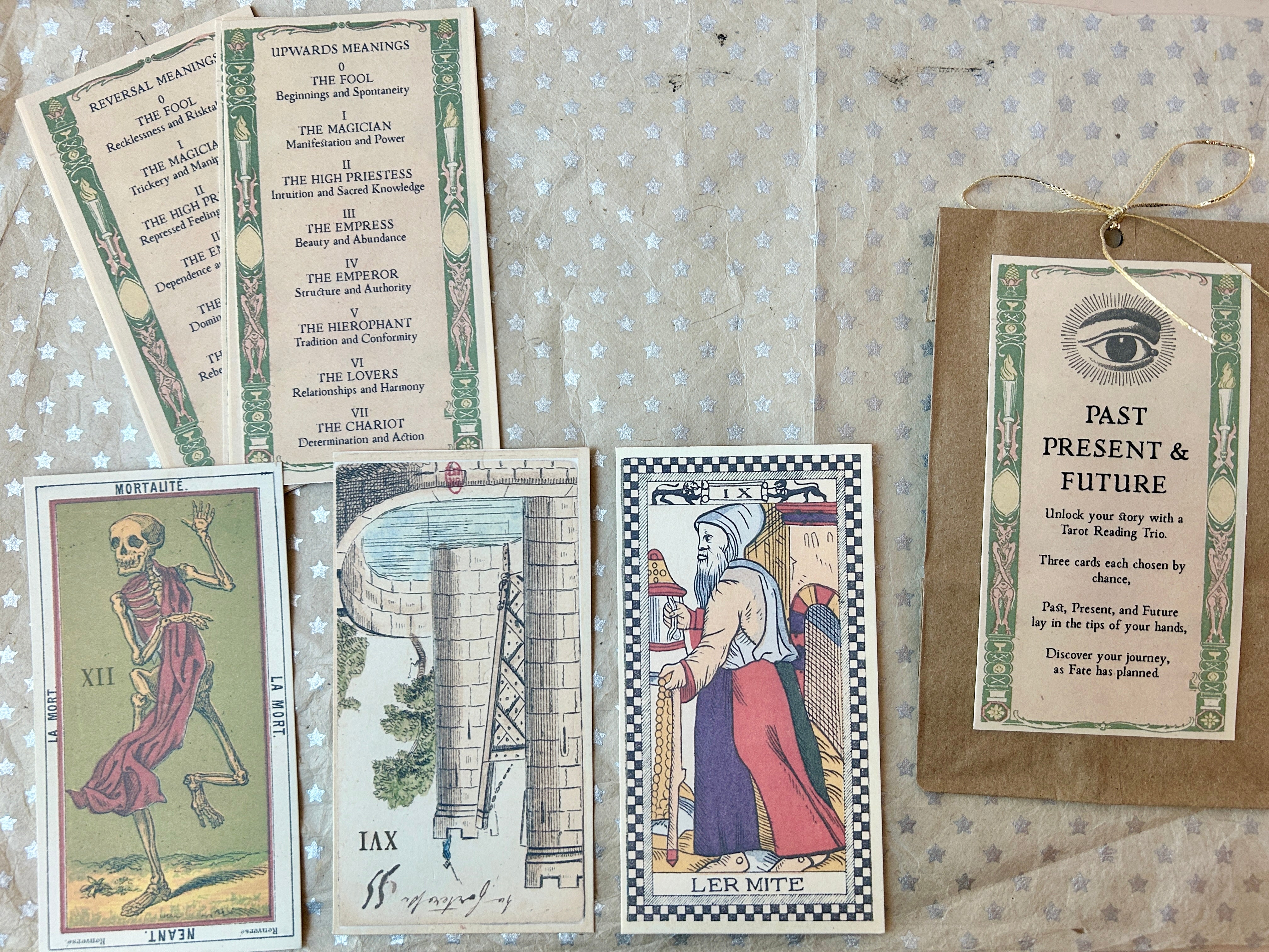 Past, Present, & Future Tarot Card Reading - PARCEL
