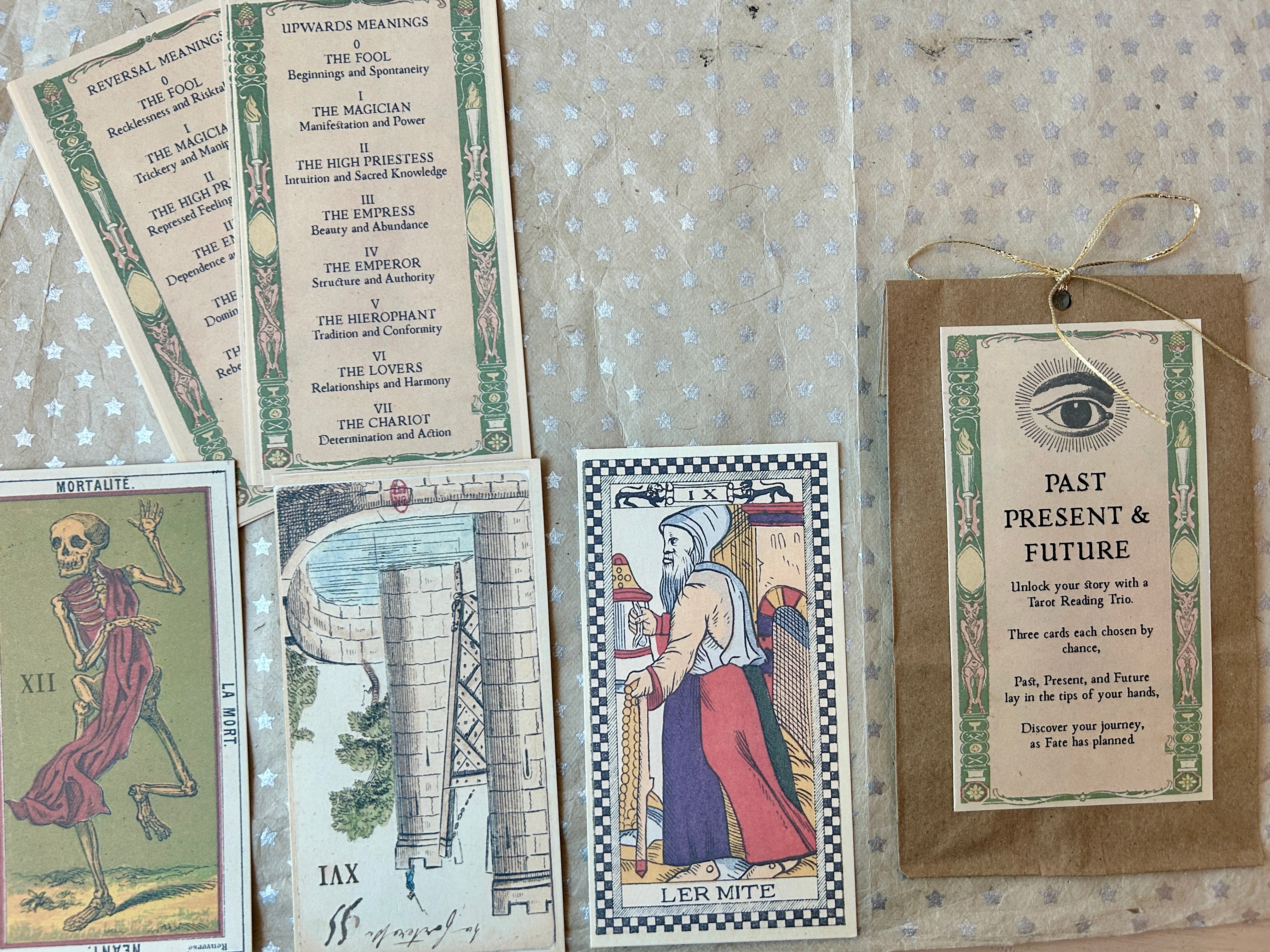 Past, Present, & Future Tarot Card Reading - PARCEL