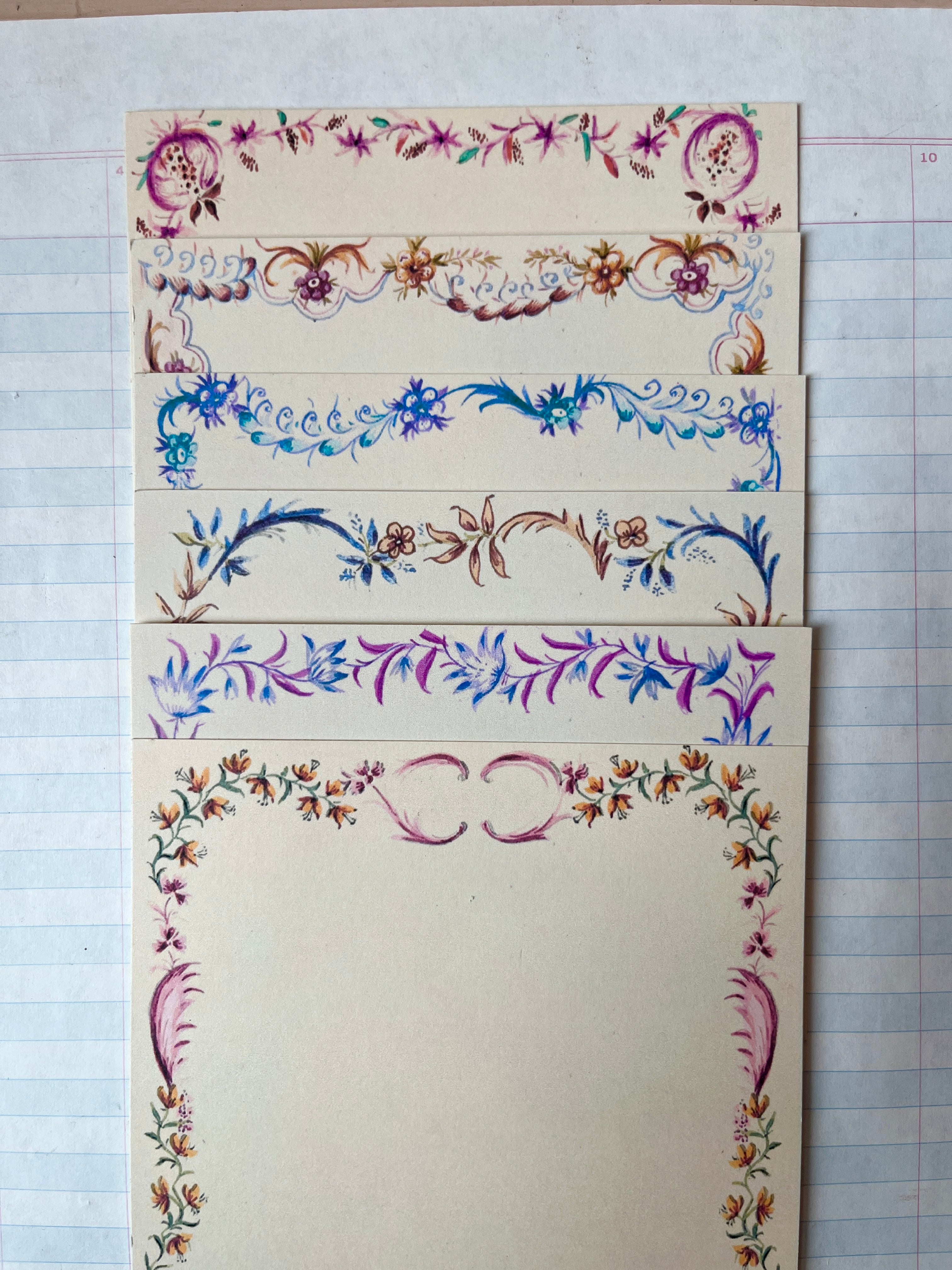 French Menu Stationery Sets Series II - PARCEL