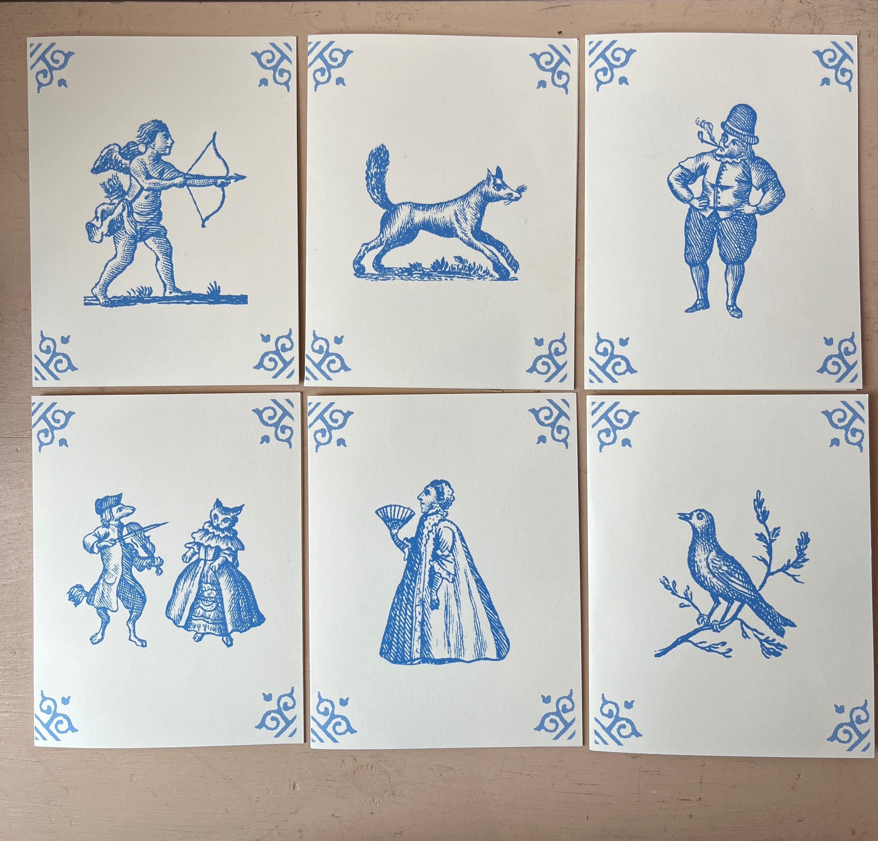 Dutch Tile Notecard Set - PARCEL