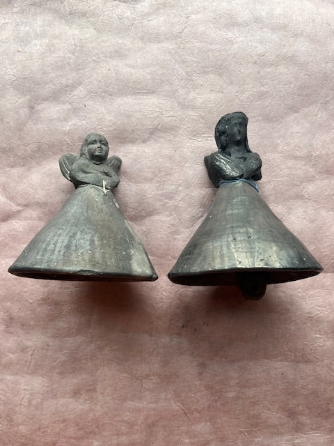 Vintage Pair of Angel Bells/Candle Holder - PARCEL