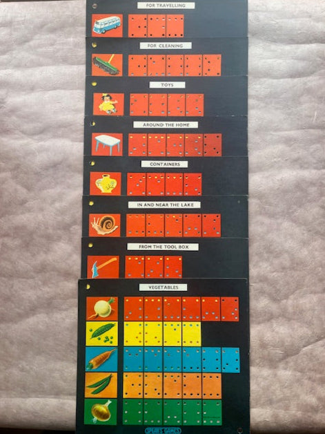 8 Vintage Game Cards from England - PARCEL