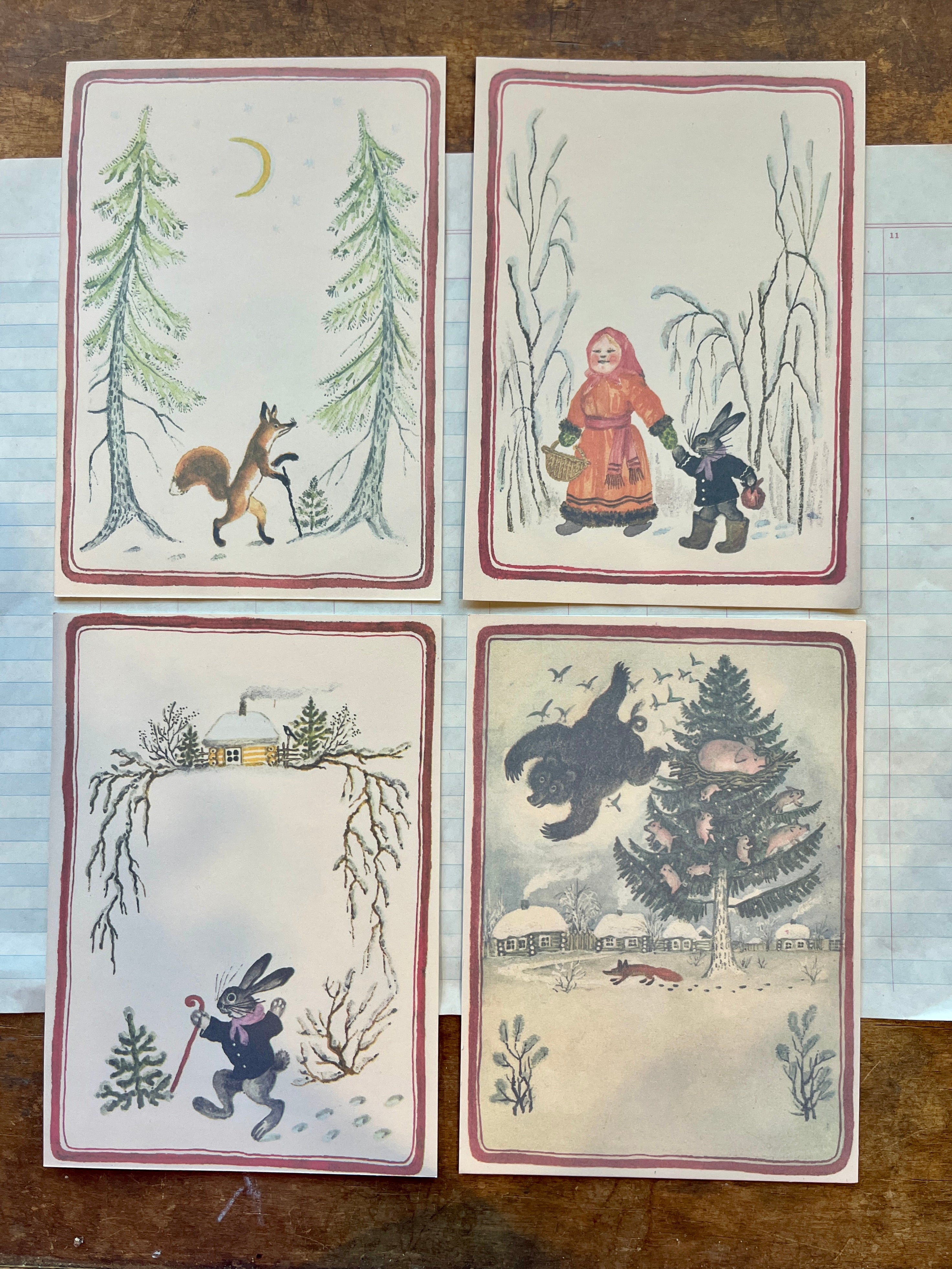 Over the River and Through the Woods Stationery Set - PARCEL