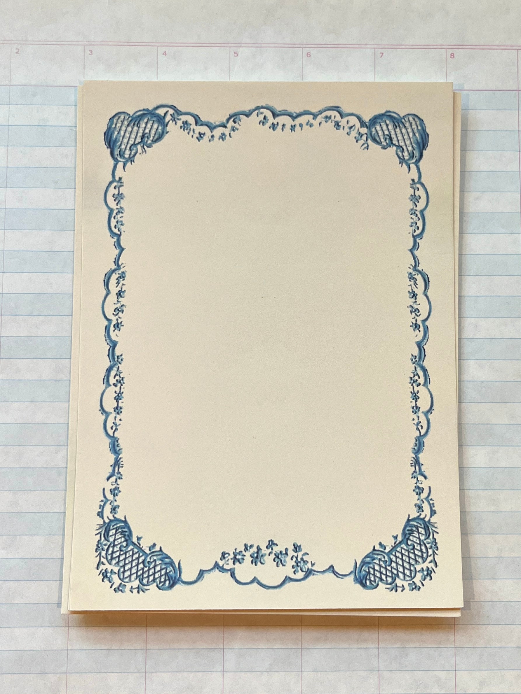 French Menu Stationery Set III - PARCEL
